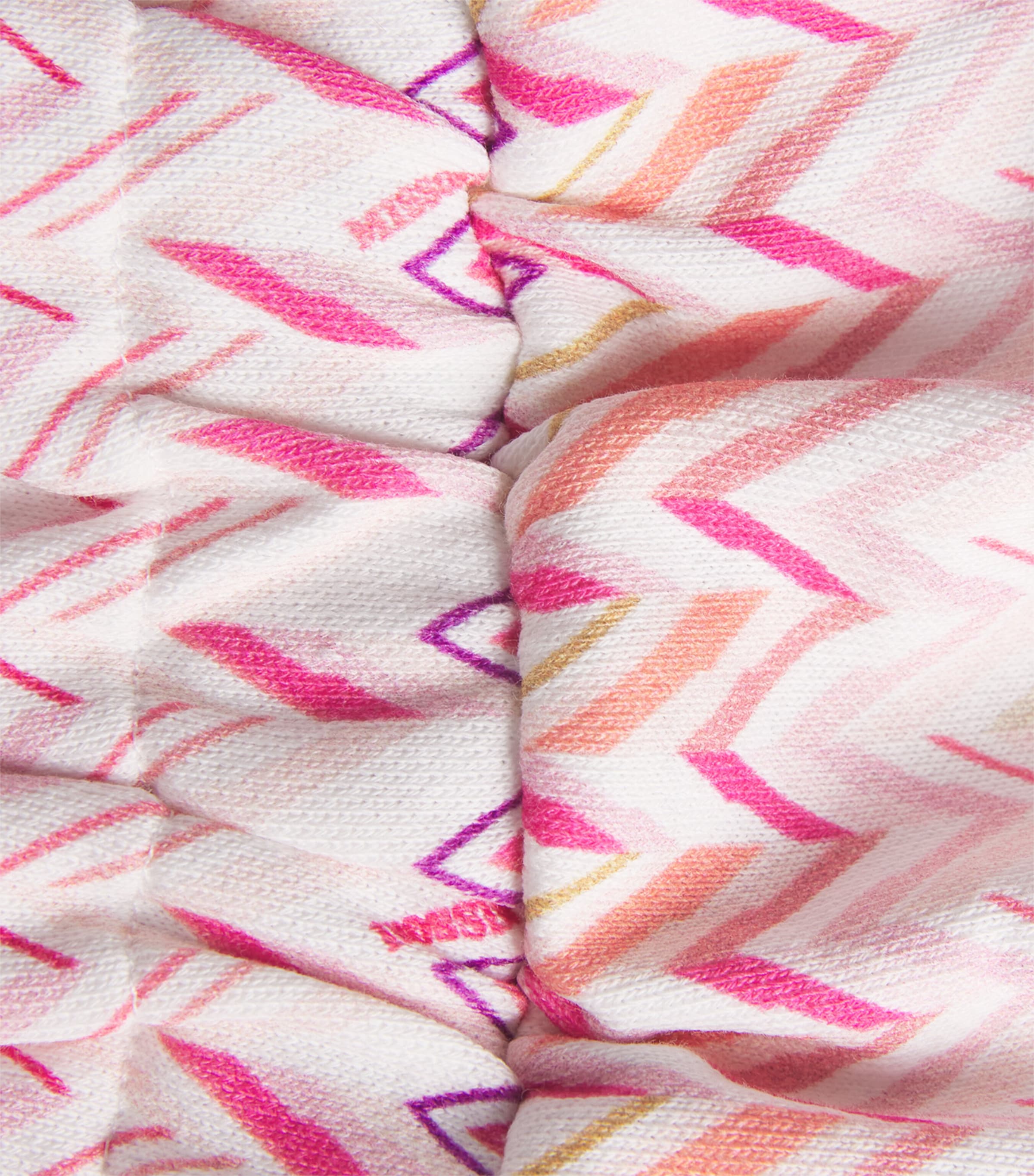 Zigzag Print Skirt (4-14 Years) 100FUWHITE/FUCHSIA Image 3