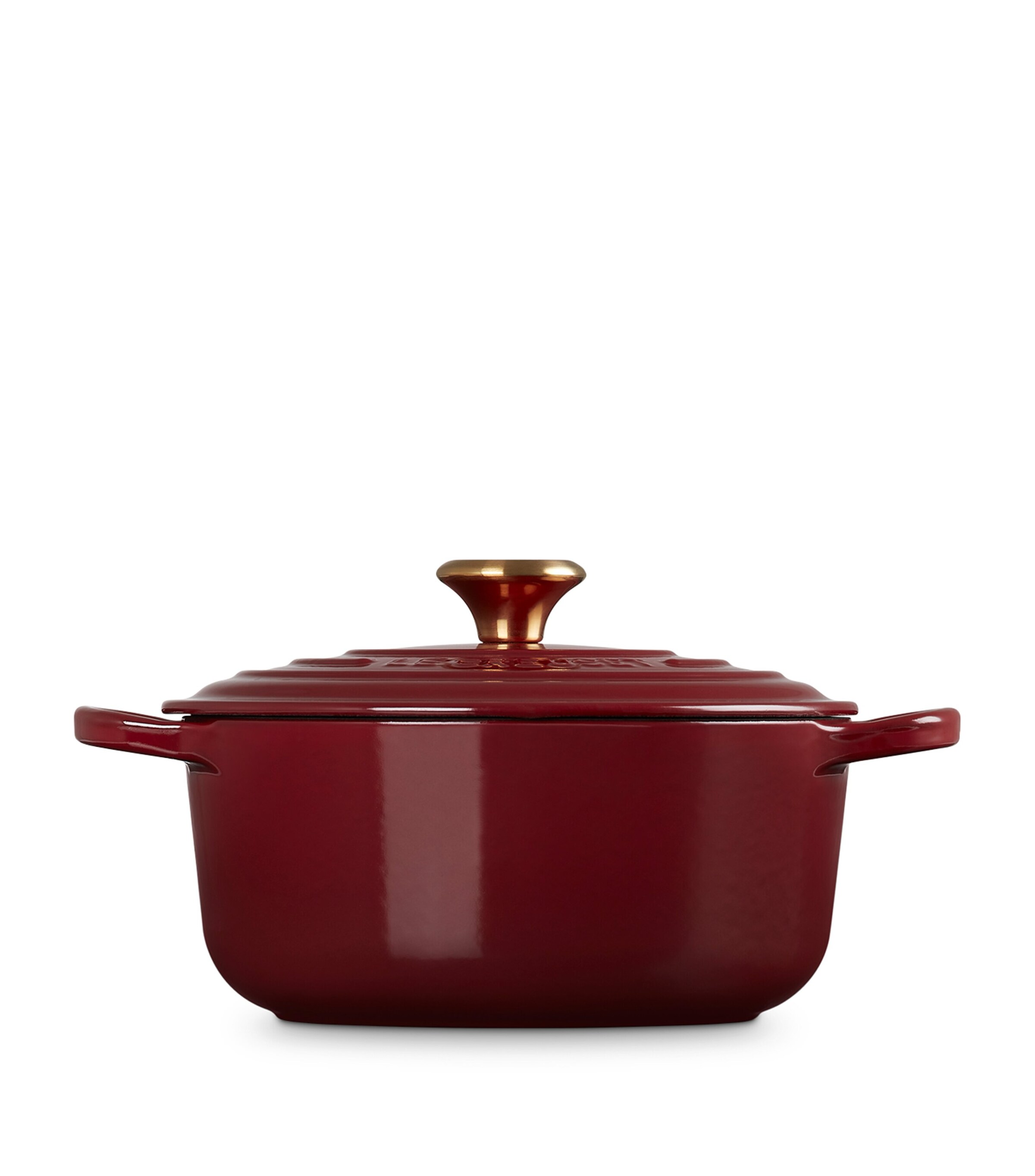 Cast Iron Round Casserole Dish (20cm) GARNET Image 8