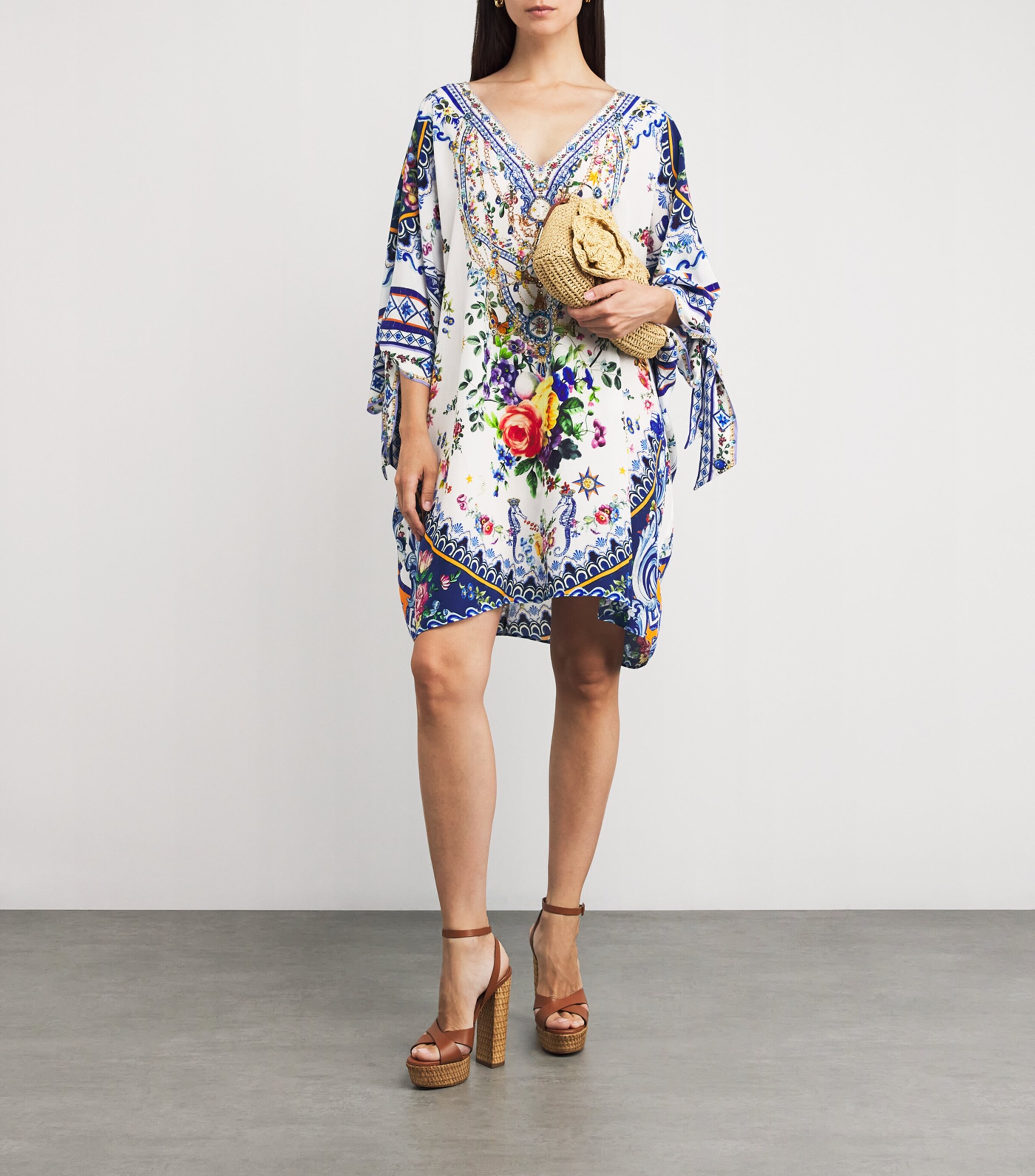 Silk Tiles Darls Short Kaftan TILEDARL Image 2