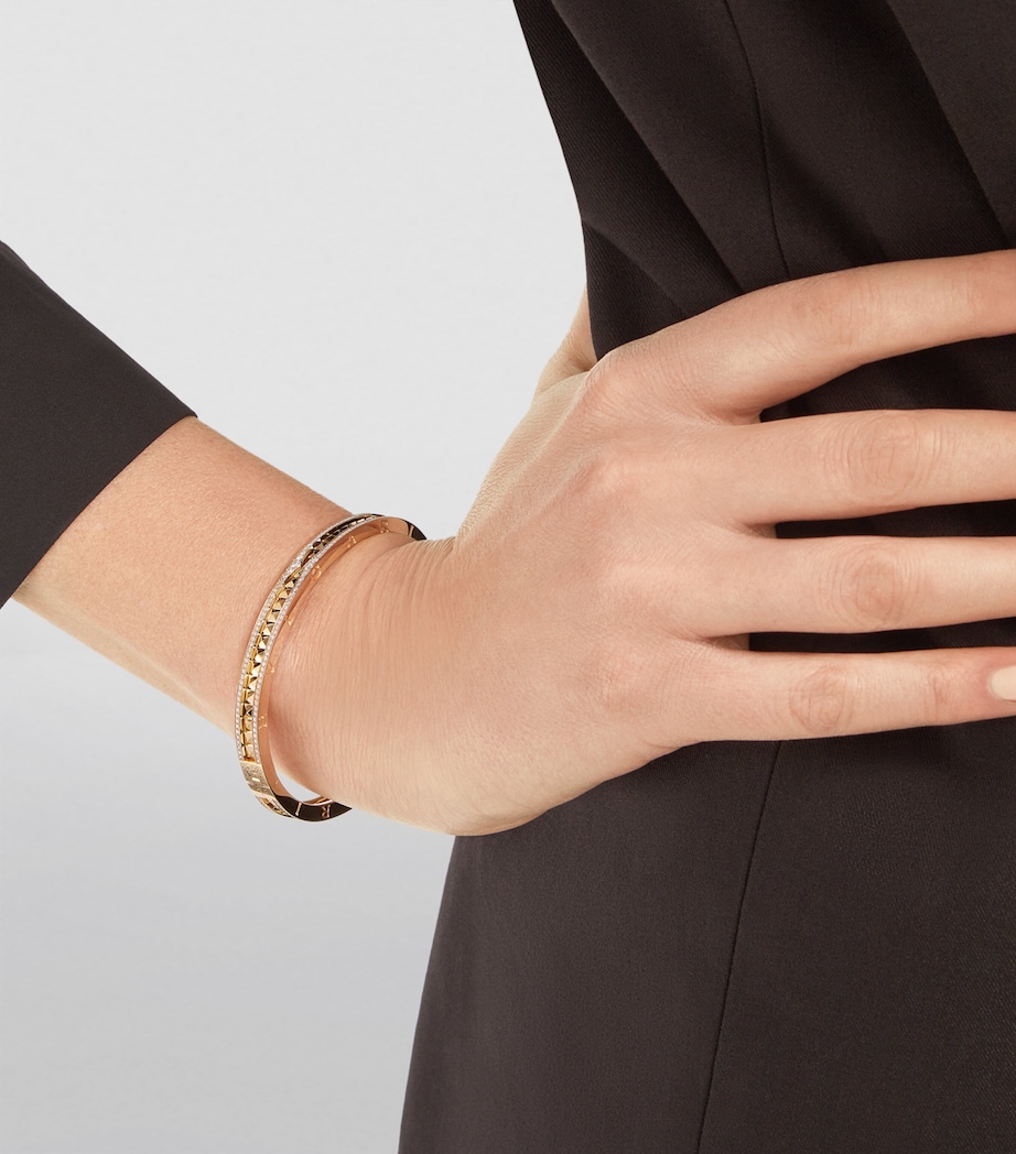Yellow Gold and Diamond B.zero1 Bangle YELLOW GOLD Image 4