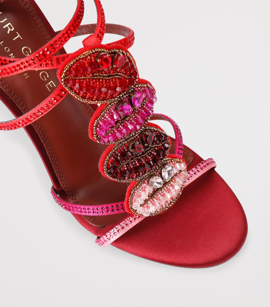 Kurt Geiger London Kurt Kiss Heeled Sandals Pink Comb Image 2