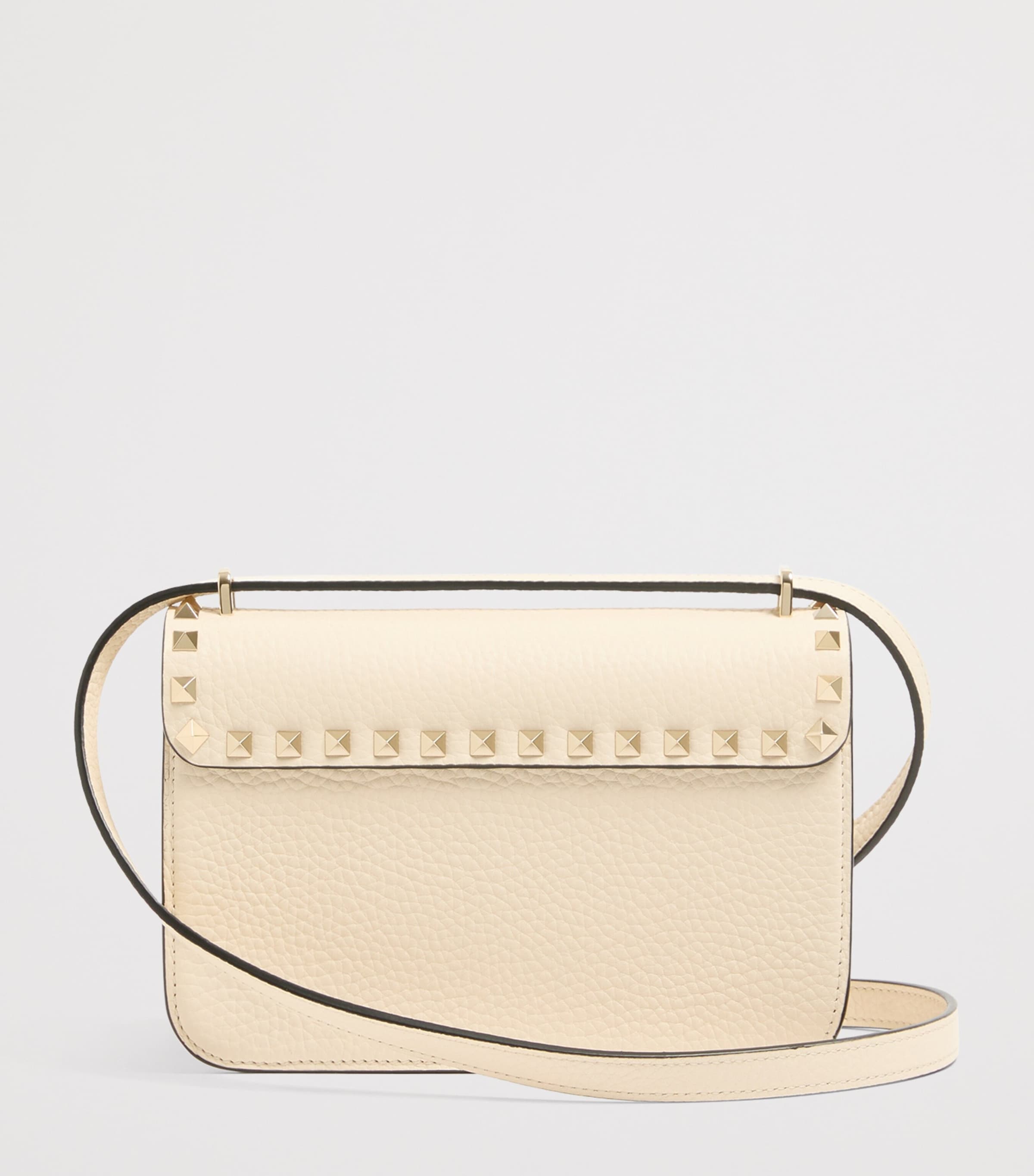 Valentino Garavani Small Leather Rockstud Shoulder Bag Image 5