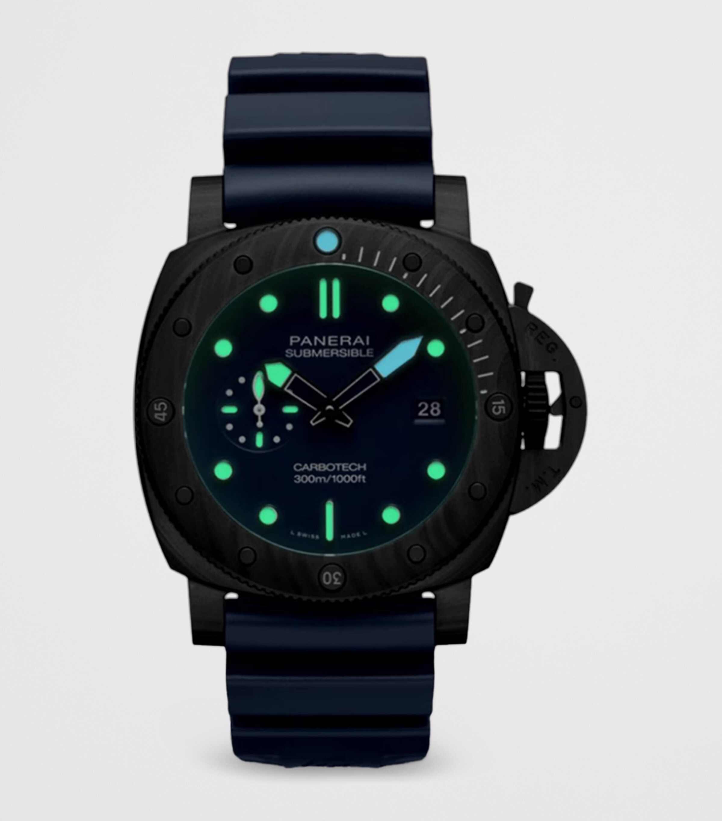 Carbotech Submersible QuarantaQuattro Watch 44mm BLUE Image 3