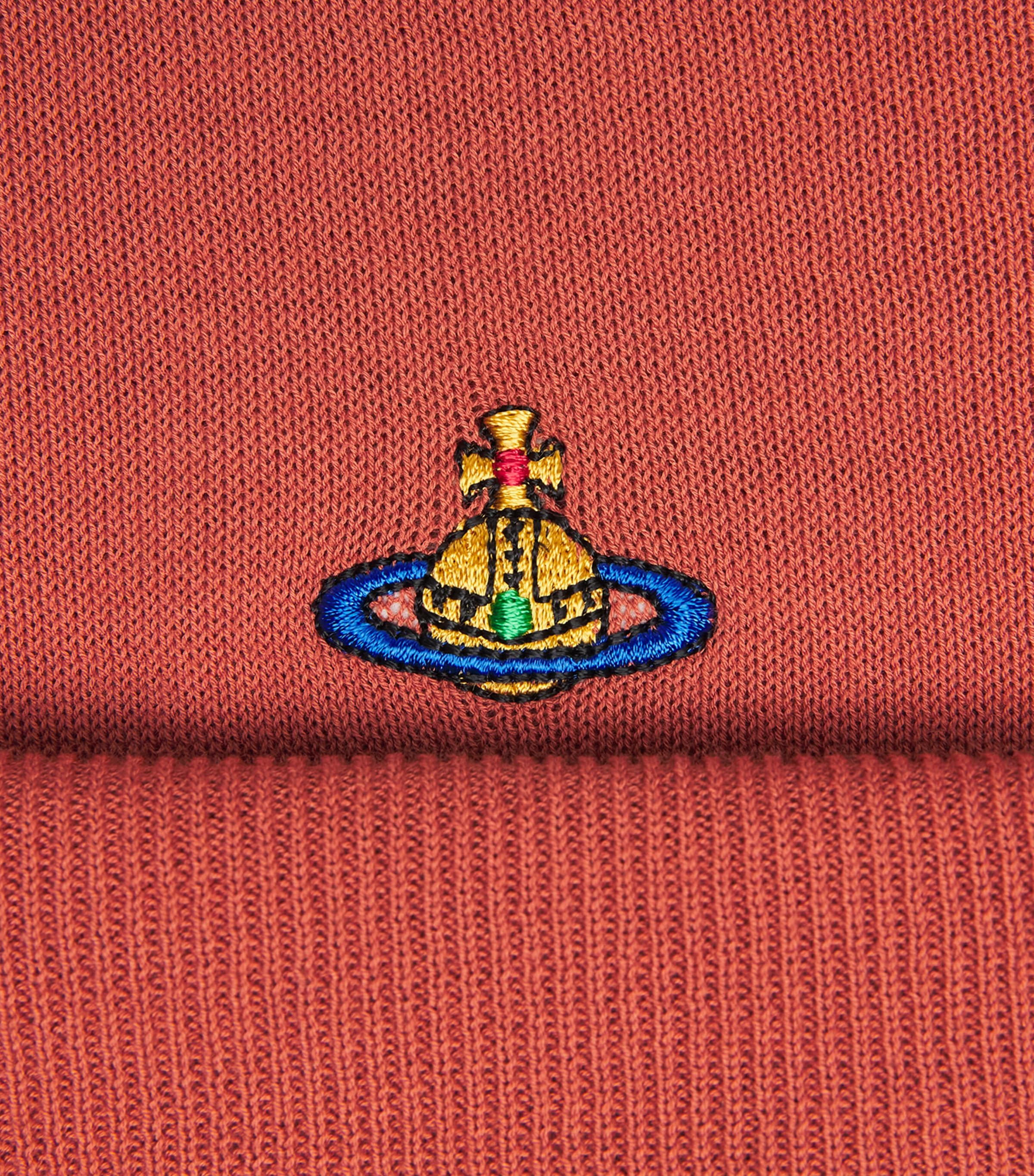 Vivienne Westwood Orange Cotton Orb Knit Top | Harrods US