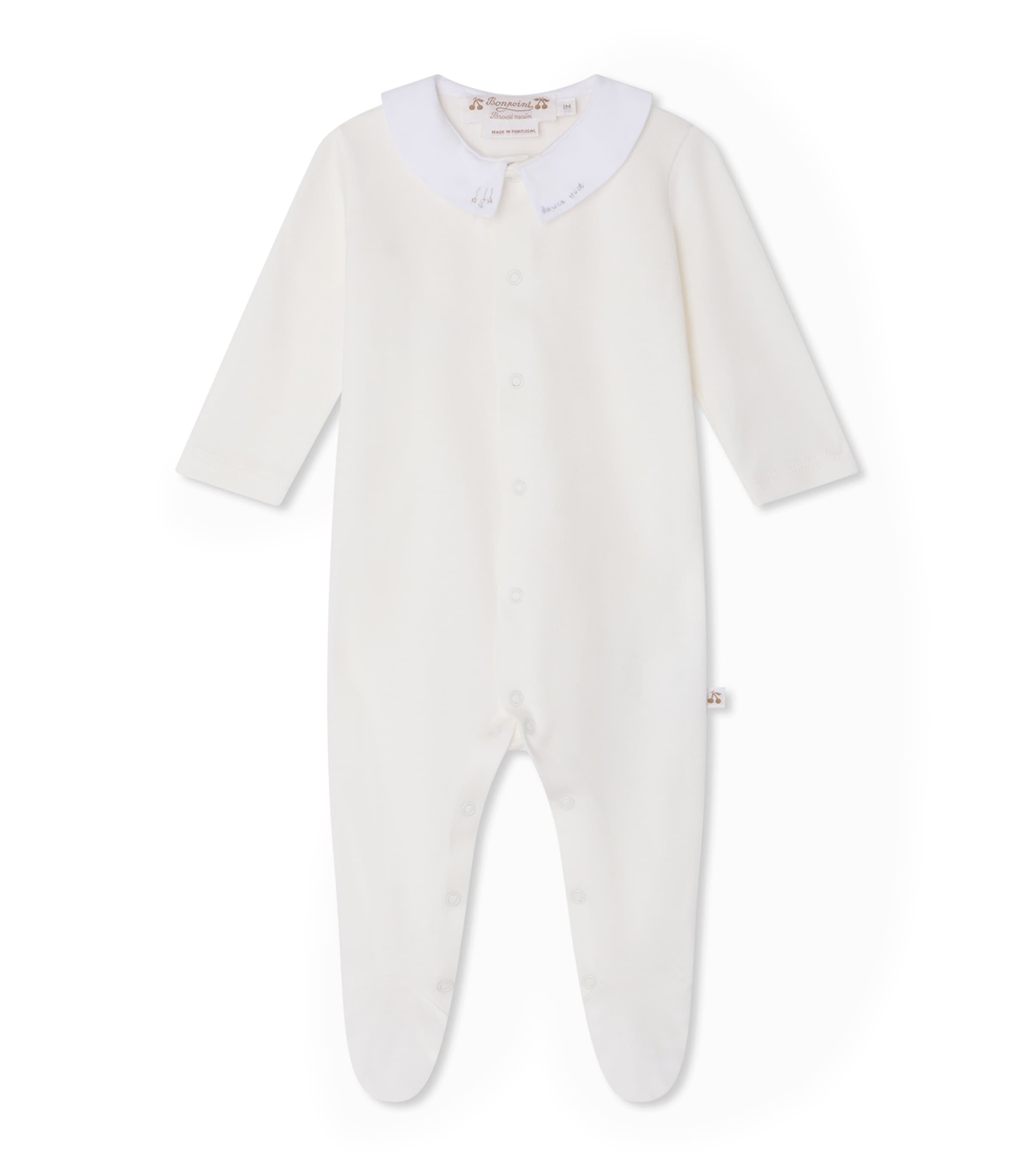 Bonpoint Cotton All-In-One (1-18 Months) Blanc Lait Image 1