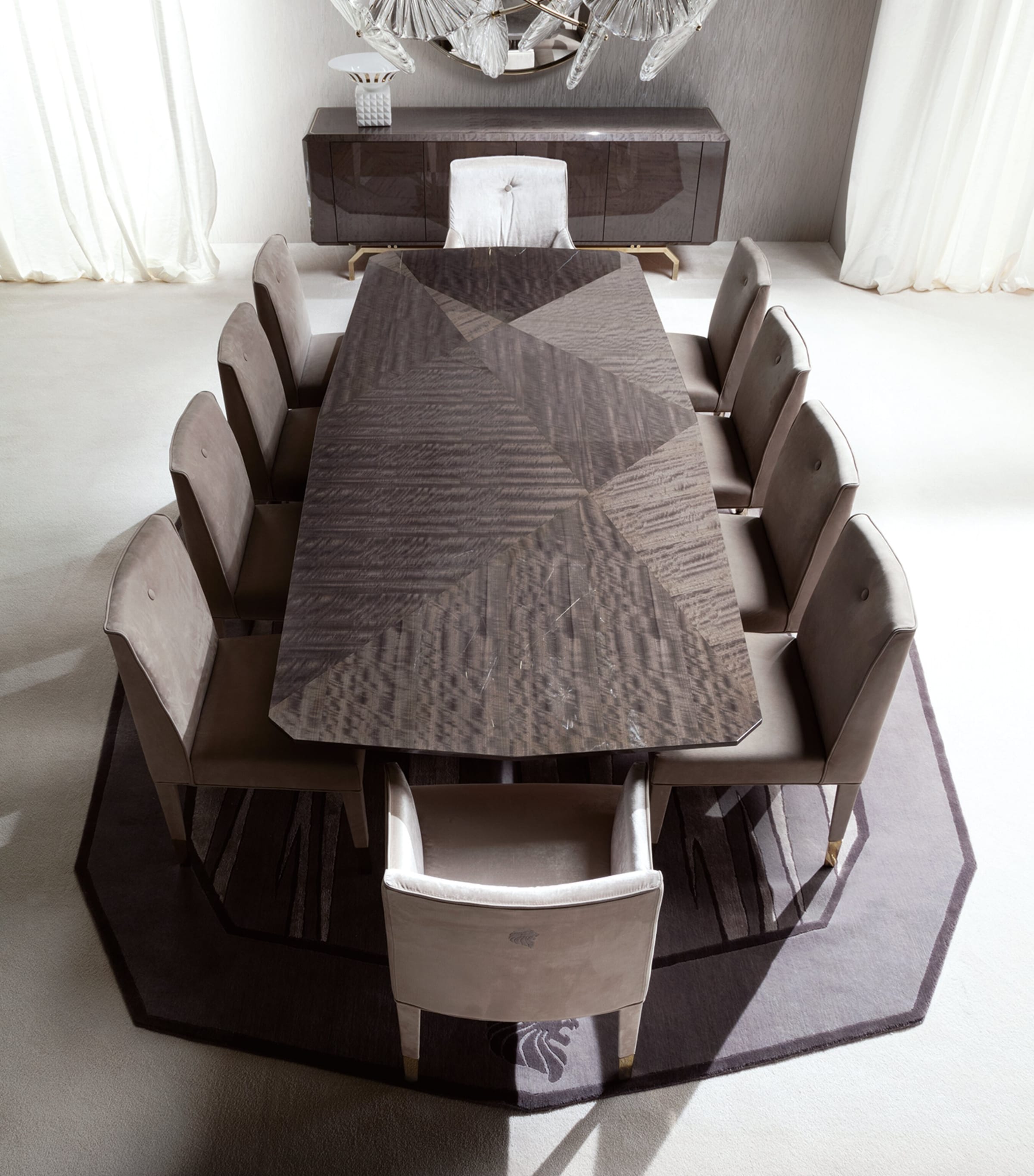 Infinity Dining Table GREY Image 2