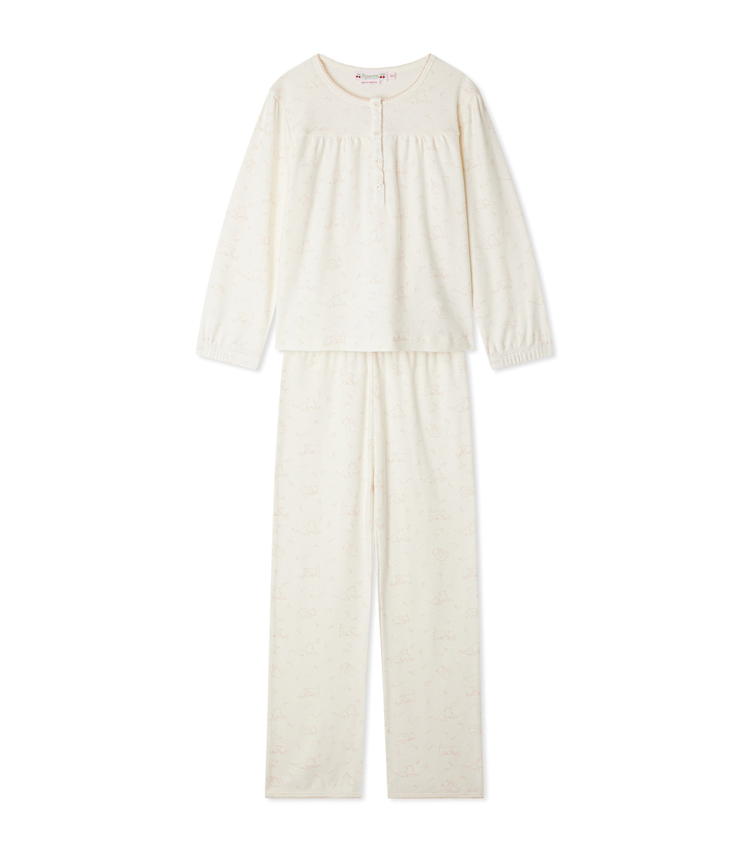 Organic Cotton Jucie Pyjama Set (10-14 Years) ROSE Image 1