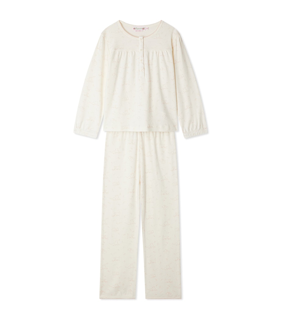 Organic Cotton Jucie Pyjama Set (4-8 Years) ROSE Image 1