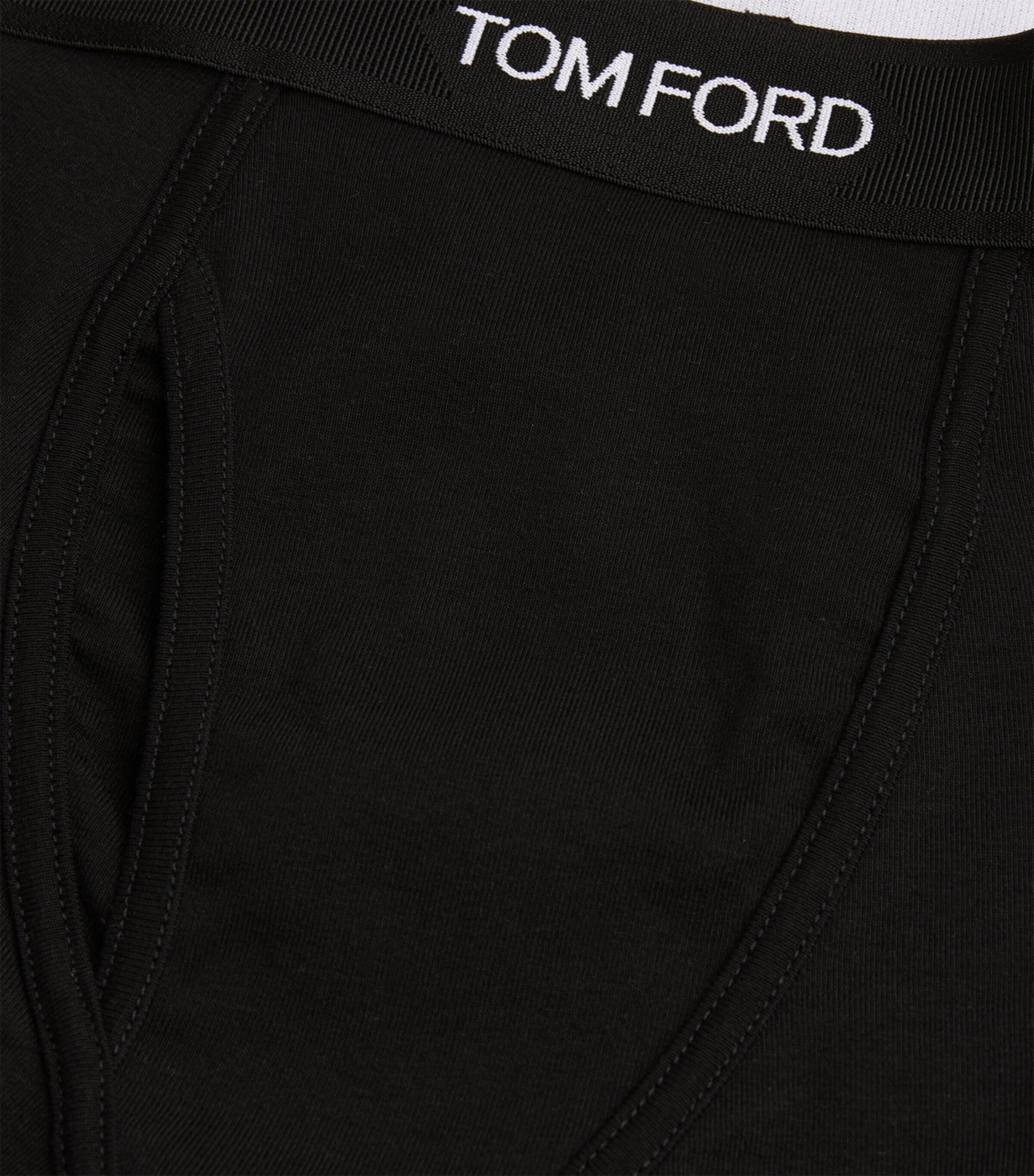 Stretch-Cotton Logo Boxers 002 BLACK Image 10