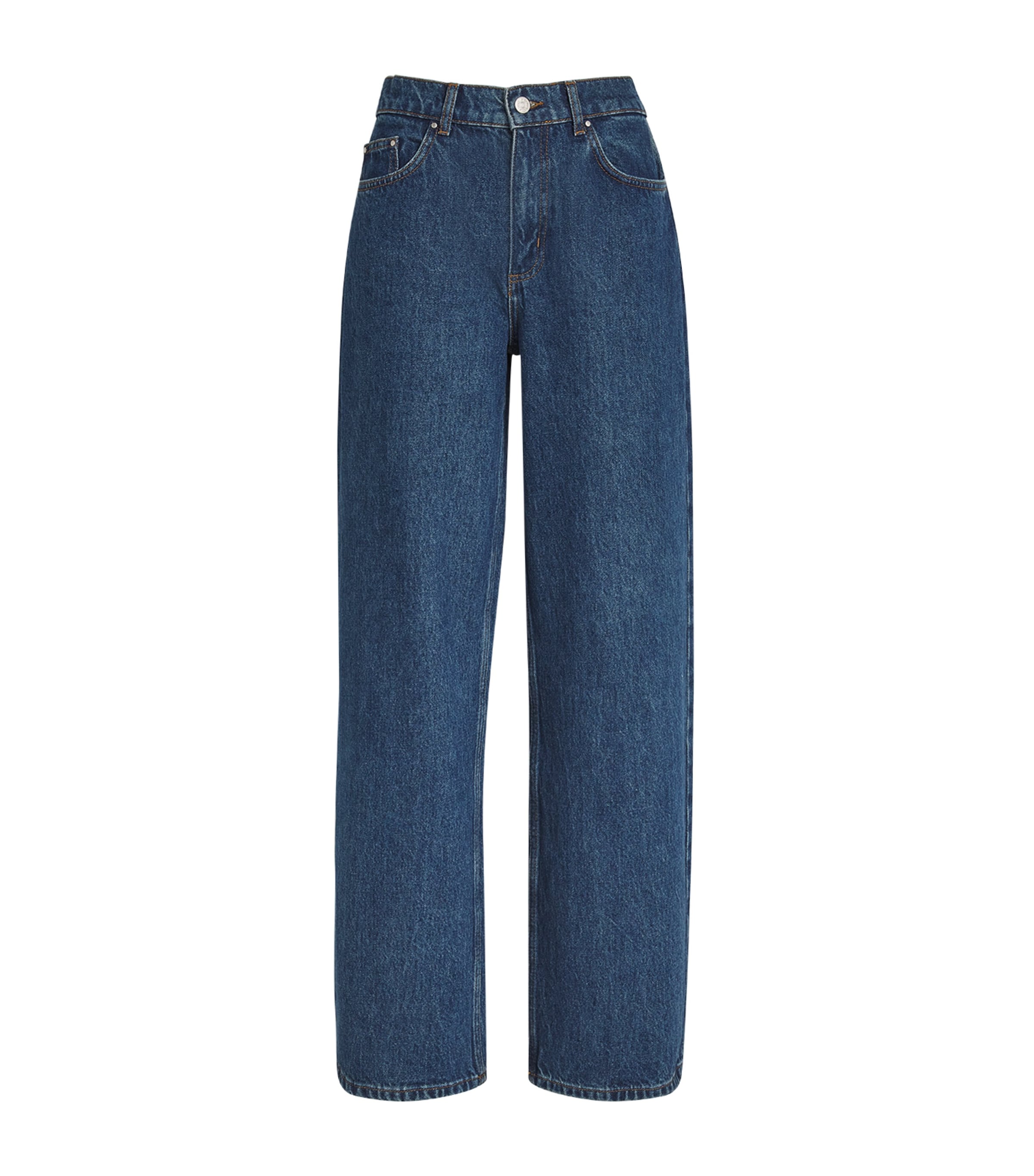 Claudie Pierlot Mid-rise Wide-leg Jeans In Blue