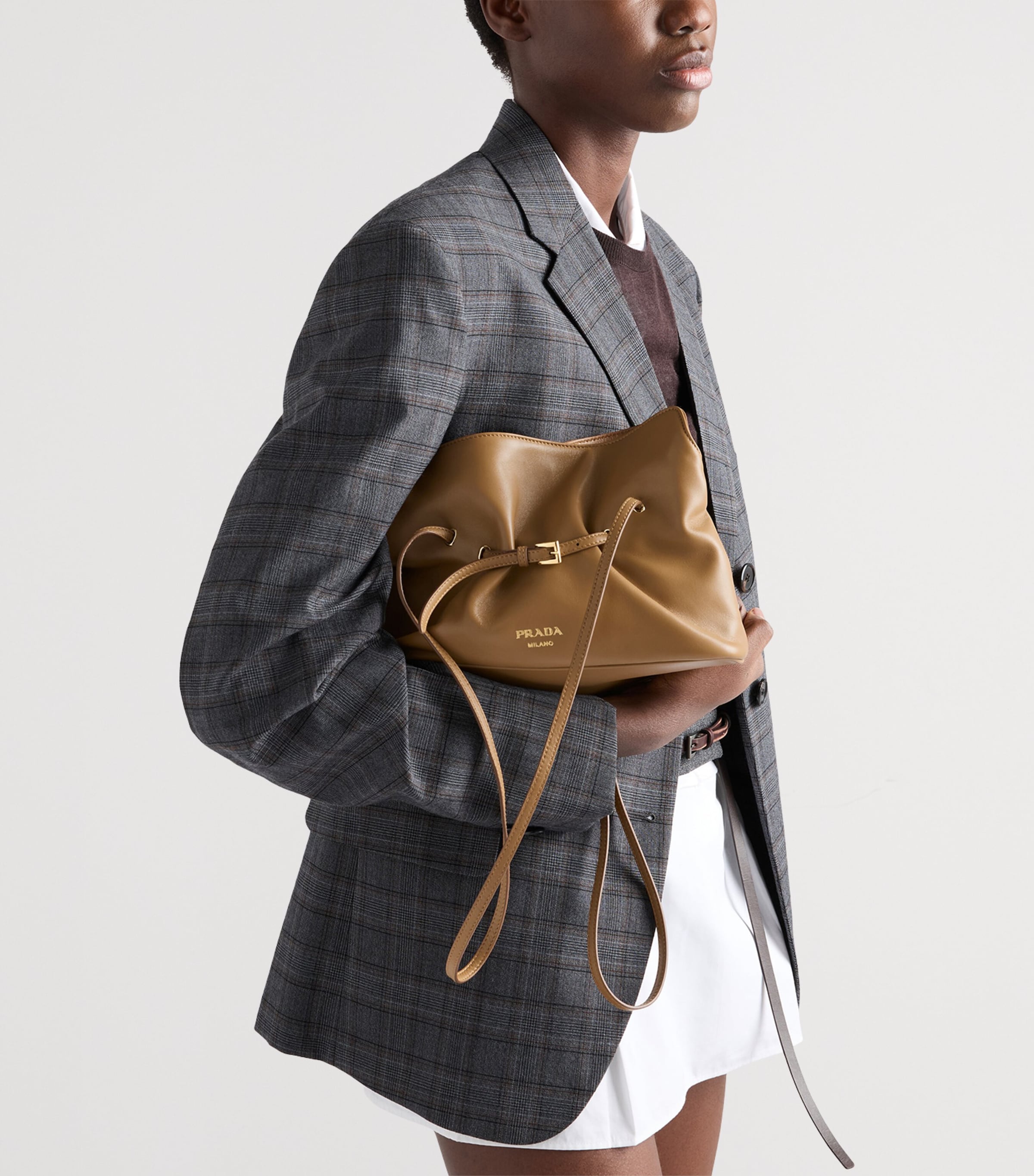 Prada Small Nappa Leather Dada Shoulder Bag Image 2