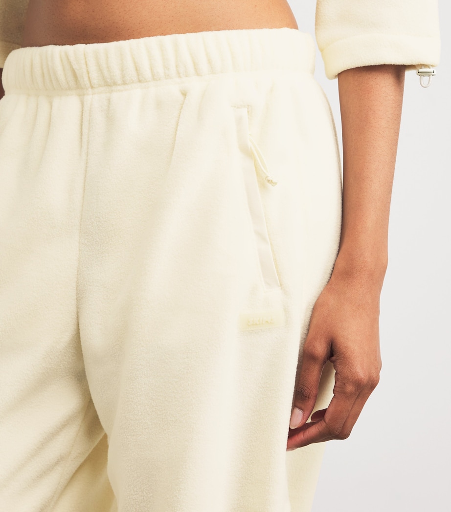 Fleece Straight Leg Sweatpants ECRU Image 6