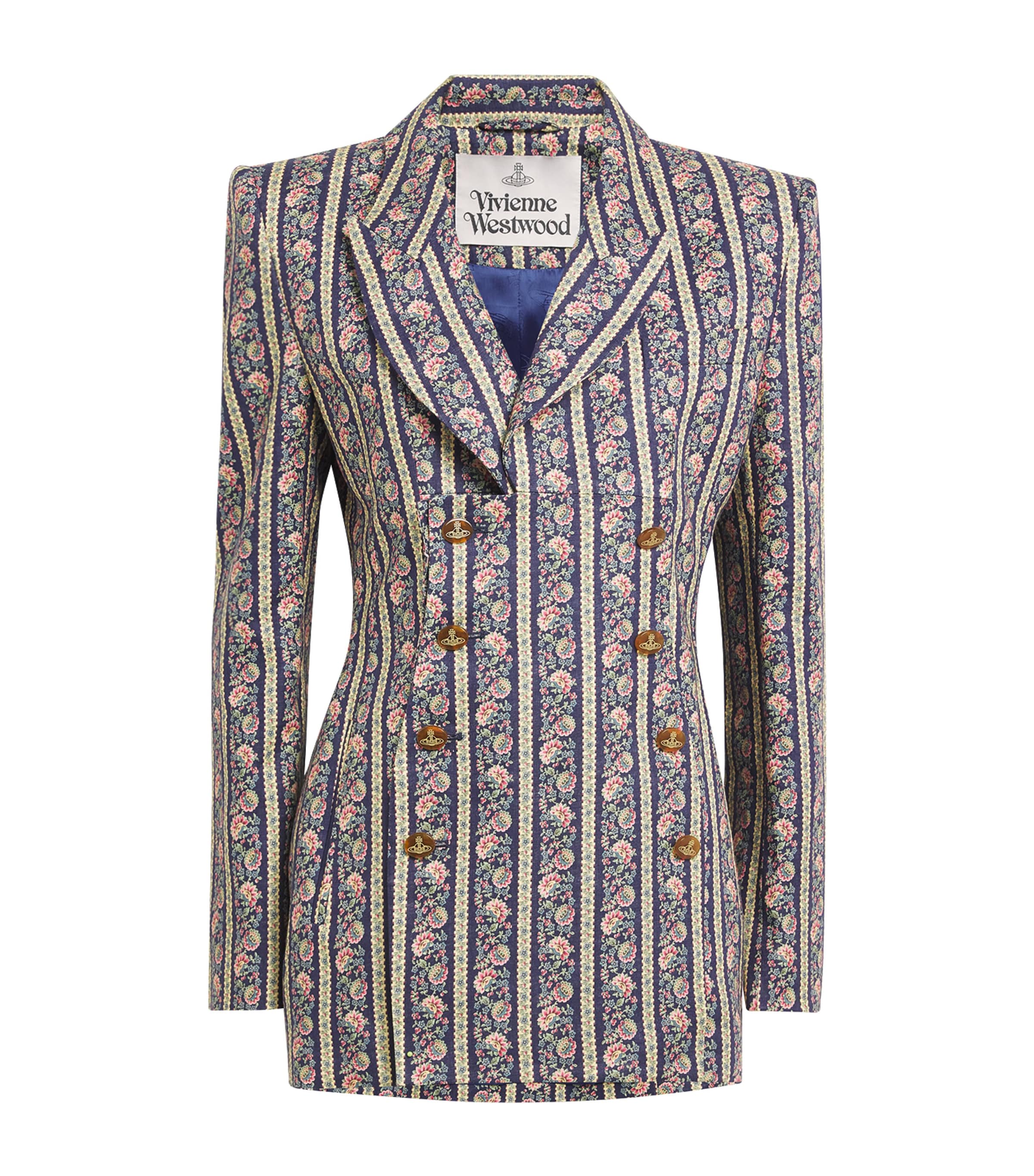 Vivienne Westwood Linen Floral Lelio Blazer | Harrods US