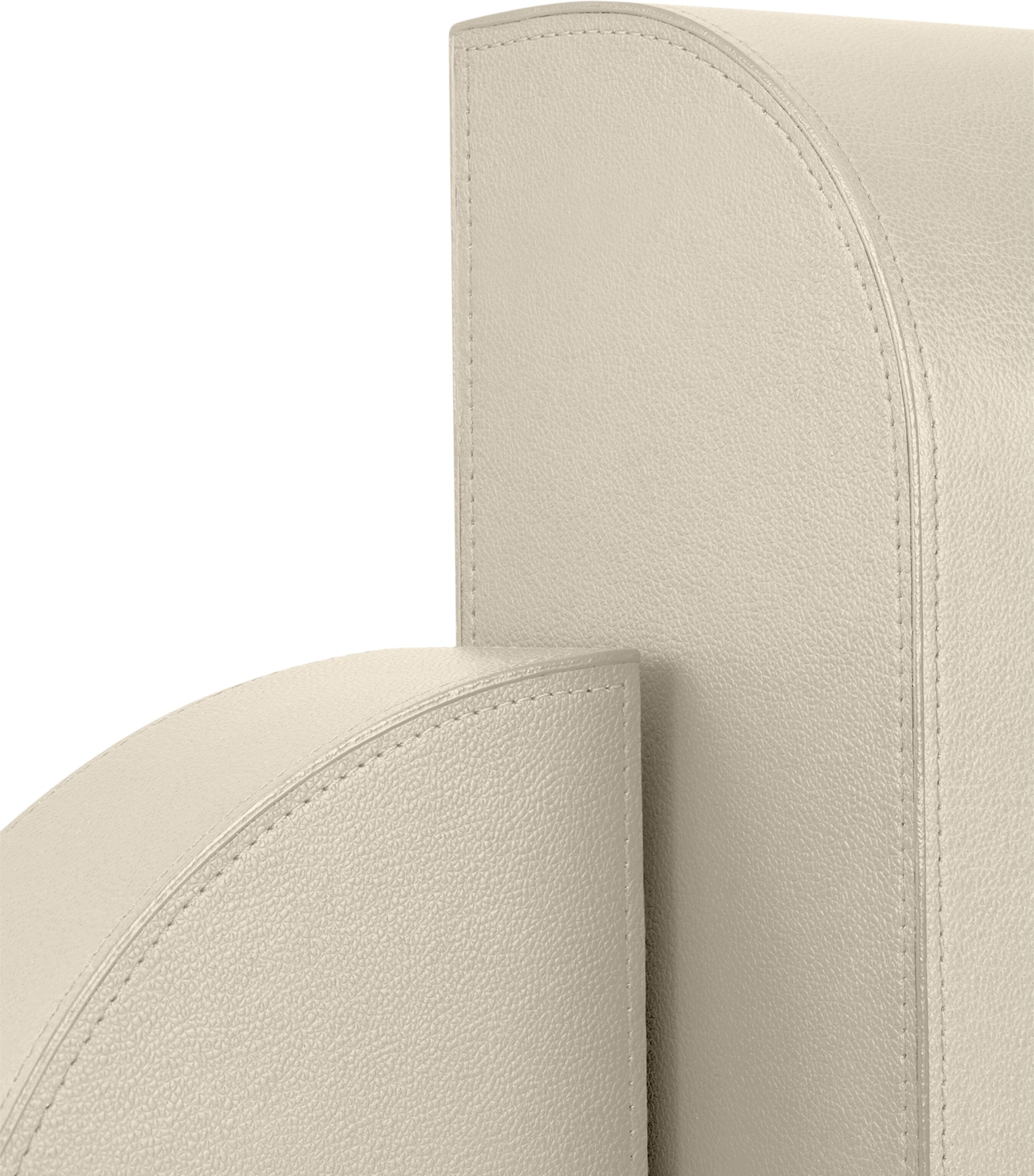 Leather Left Cubist Bookend STONE Image 2