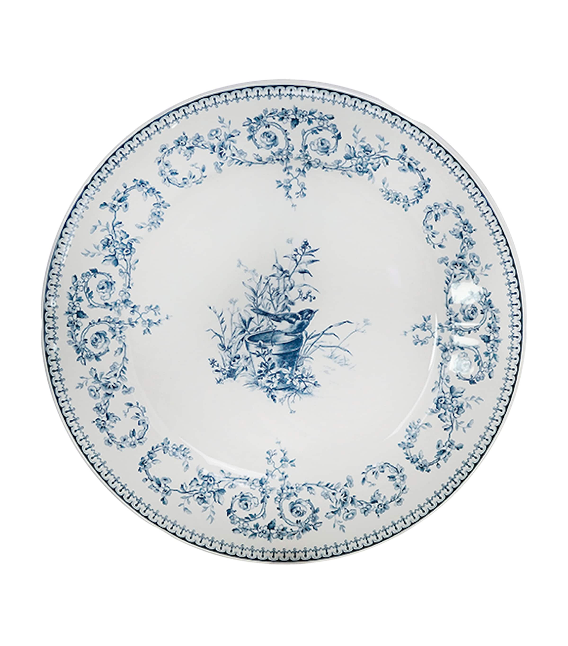 Set of 6 Ceramic Dépareillé Dinner Plates (27cm) BLUE Image 3