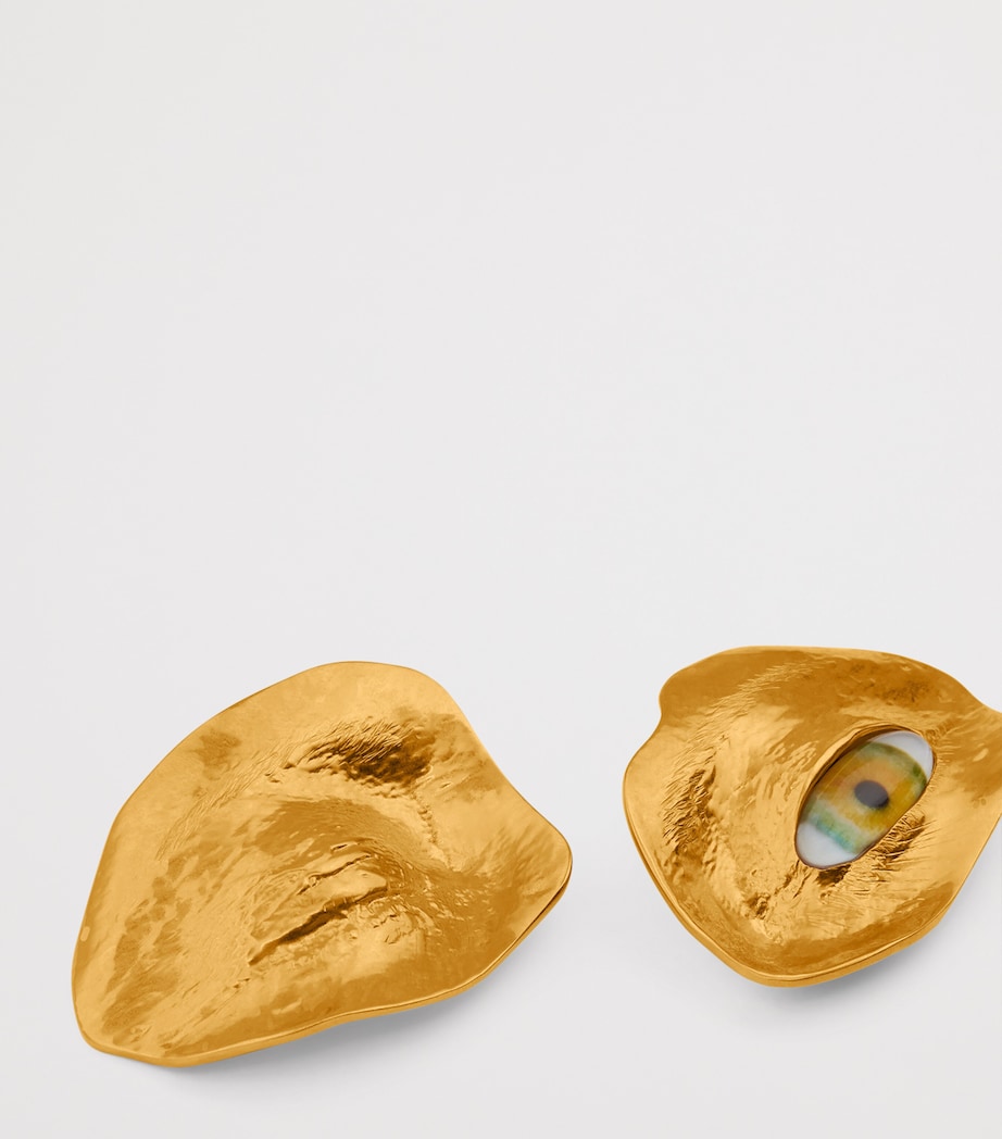 Wink Earrings 001 GOLD Image 3