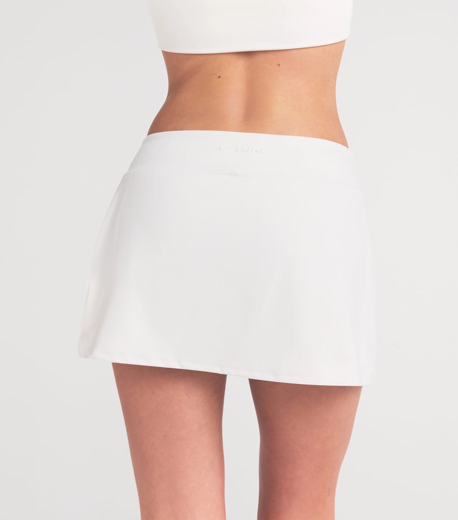 NikeSKIMS Womens NikeSKIMS Matte Mini Skort Ivory Image 3