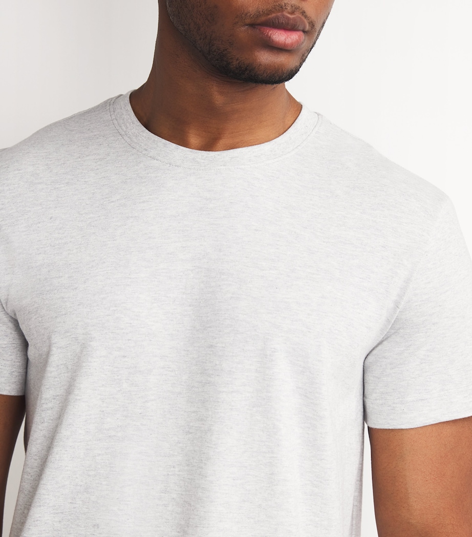 Cotton T-Shirt LIGHT HEATHER GREY Image 6