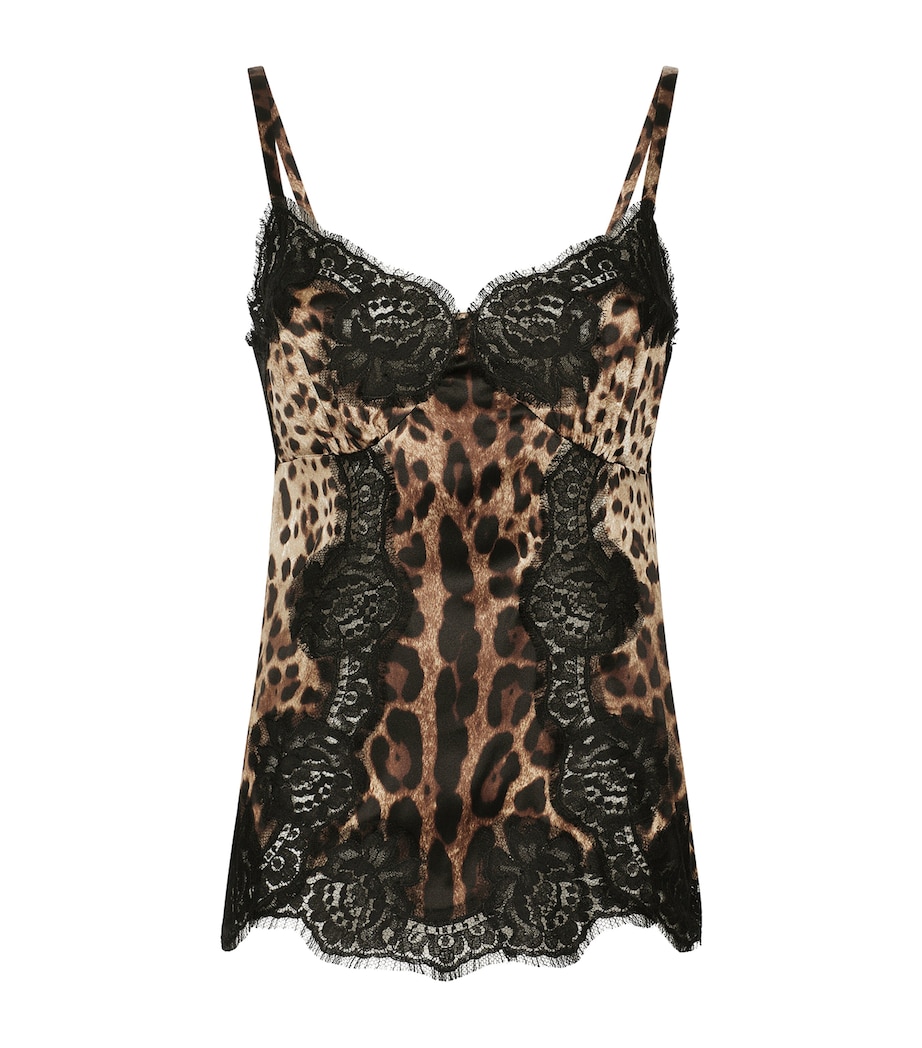 Leopard Print Lace Camisole HY13M-LEO NEW Image 1