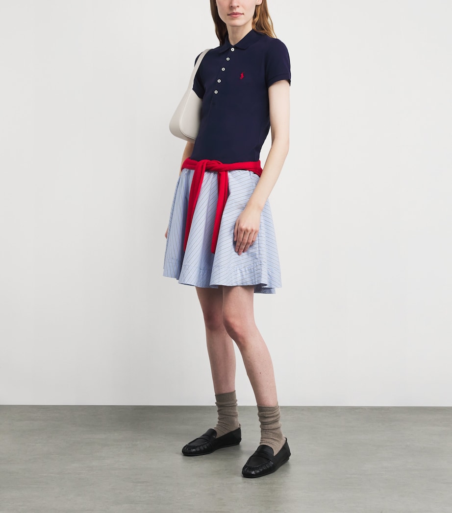 Stretch-Cotton Julie Polo Shirt NEWPORT NAVY Image 3