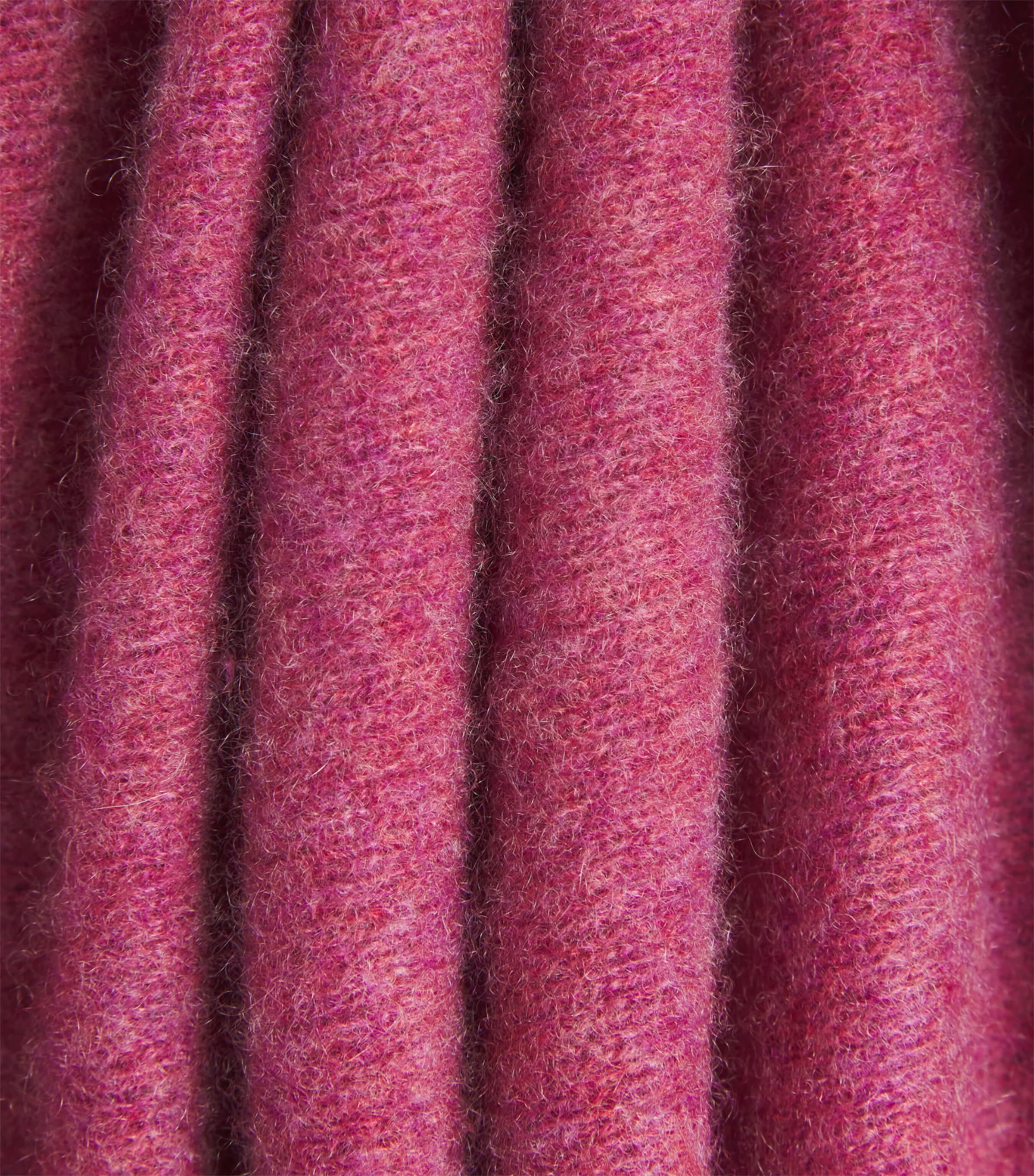 Le Kasha Womens Organic Cashmere Jacksob Polo Sweater Raspberry Image 6