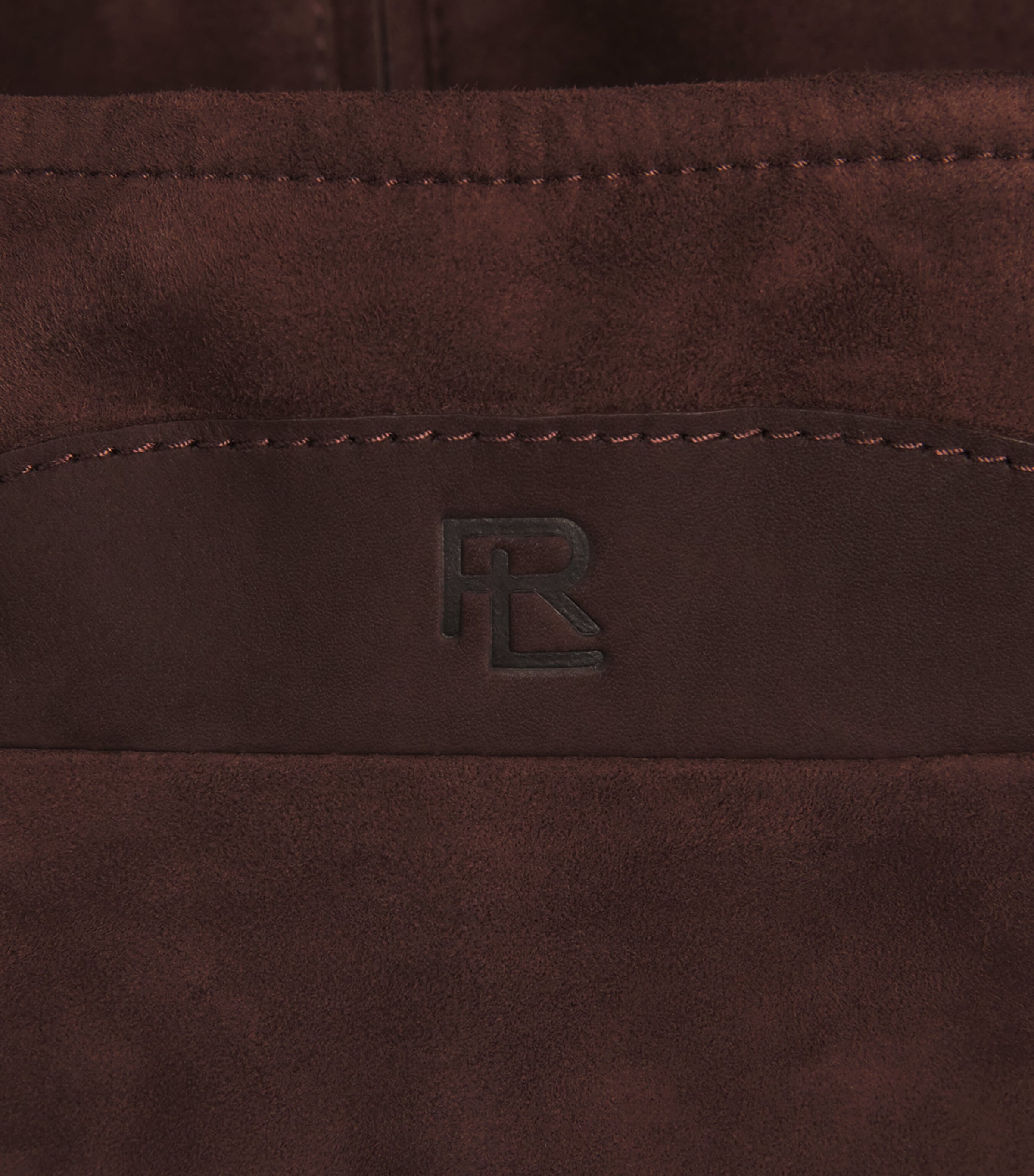 Suede Track Jacket BROWN Image 5