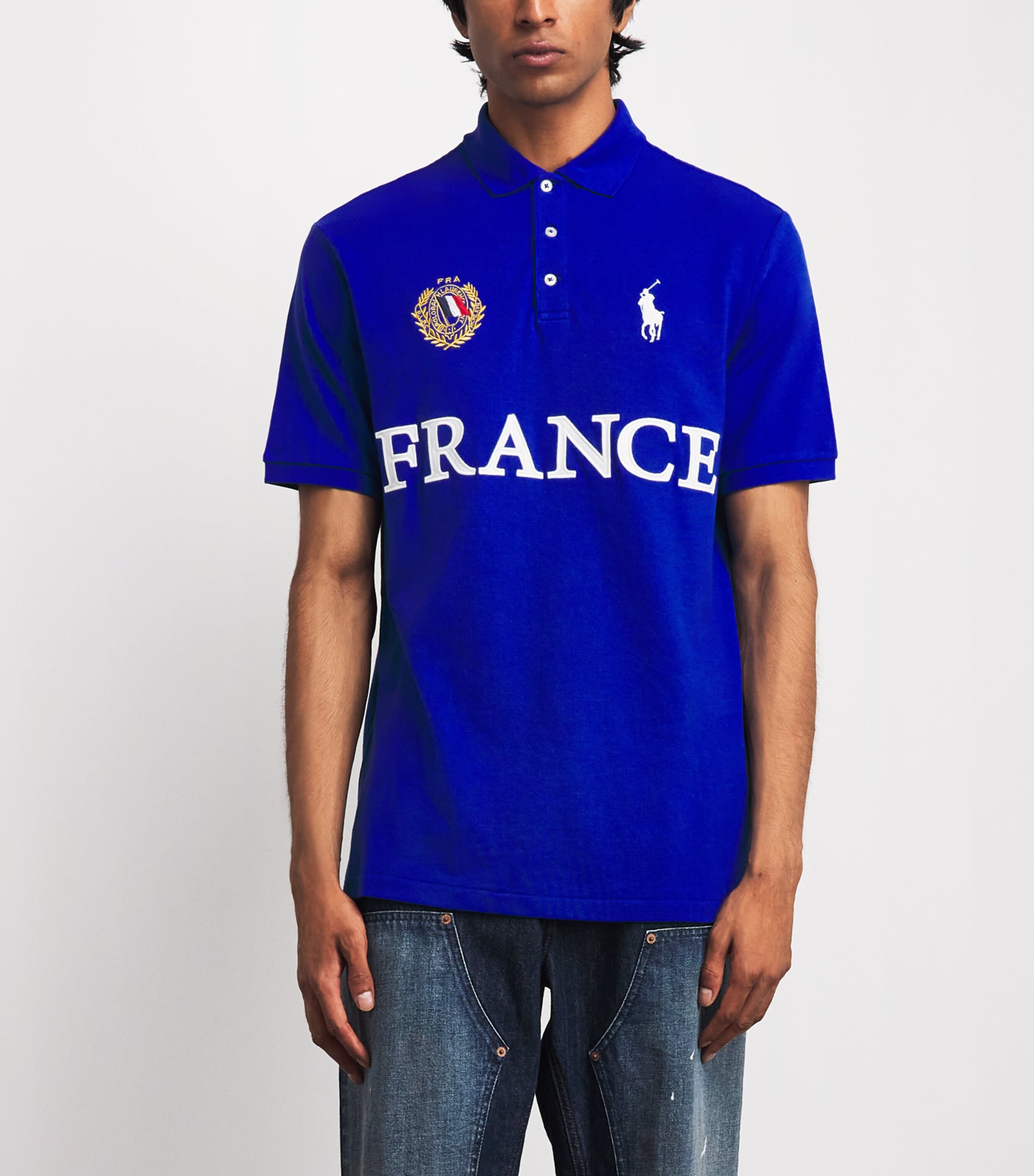Polo Ralph Lauren Mens Cotton France Polo Shirt Cruise Image 4