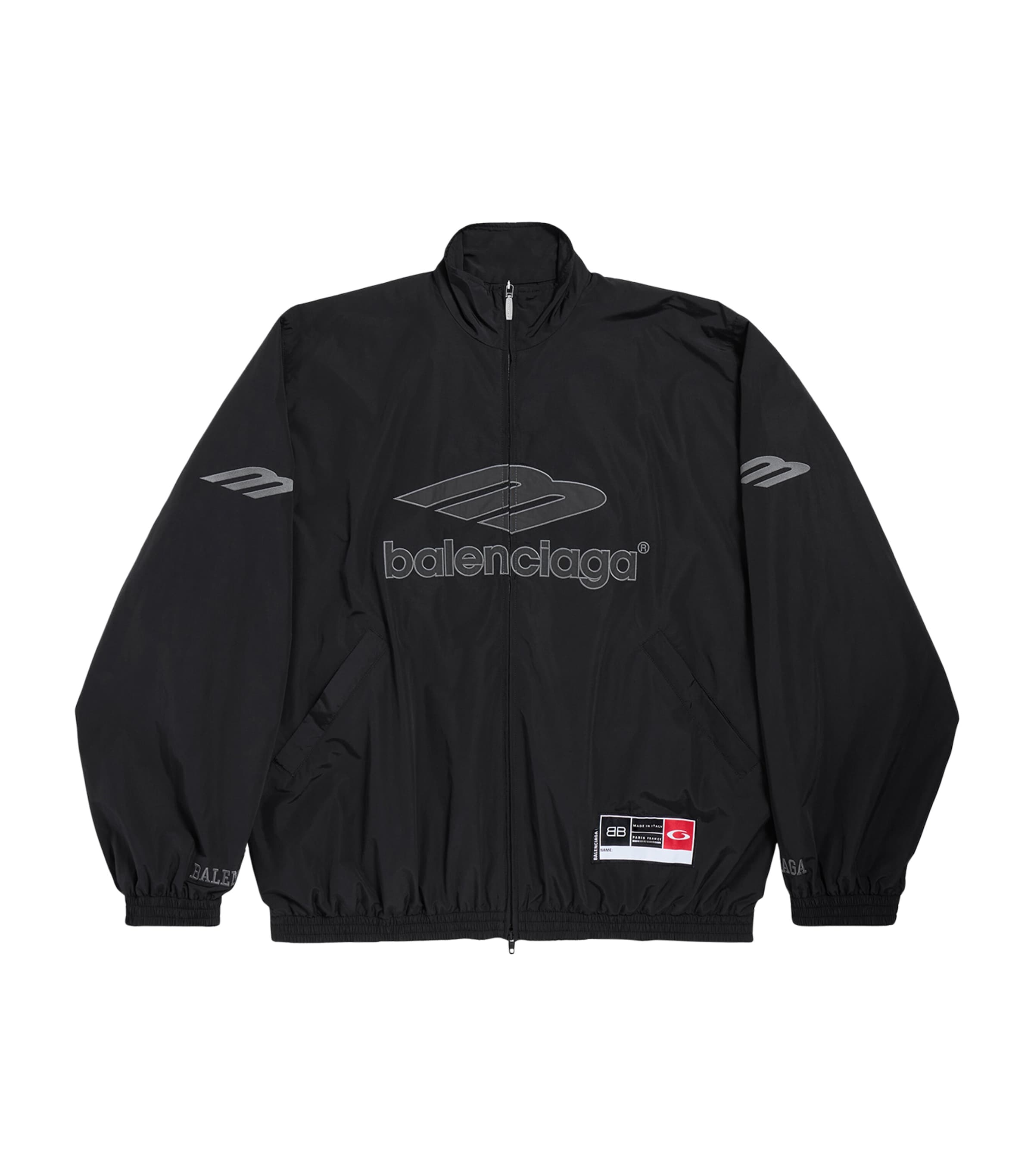Cotton-Blend 3B Logo Oversized Jacket 1000 Image 1