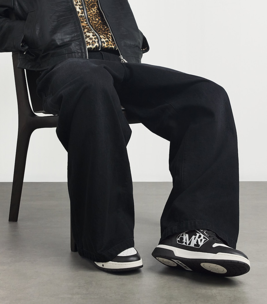 AMIRI Classic Low-Top Sneakers Black White Image 2