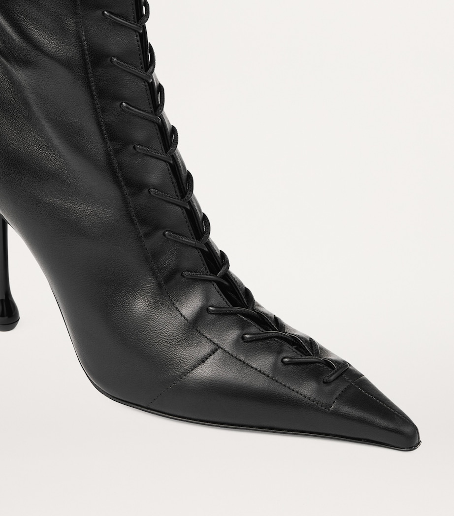 Scarlett 95 Leather Boots BLACK Image 5