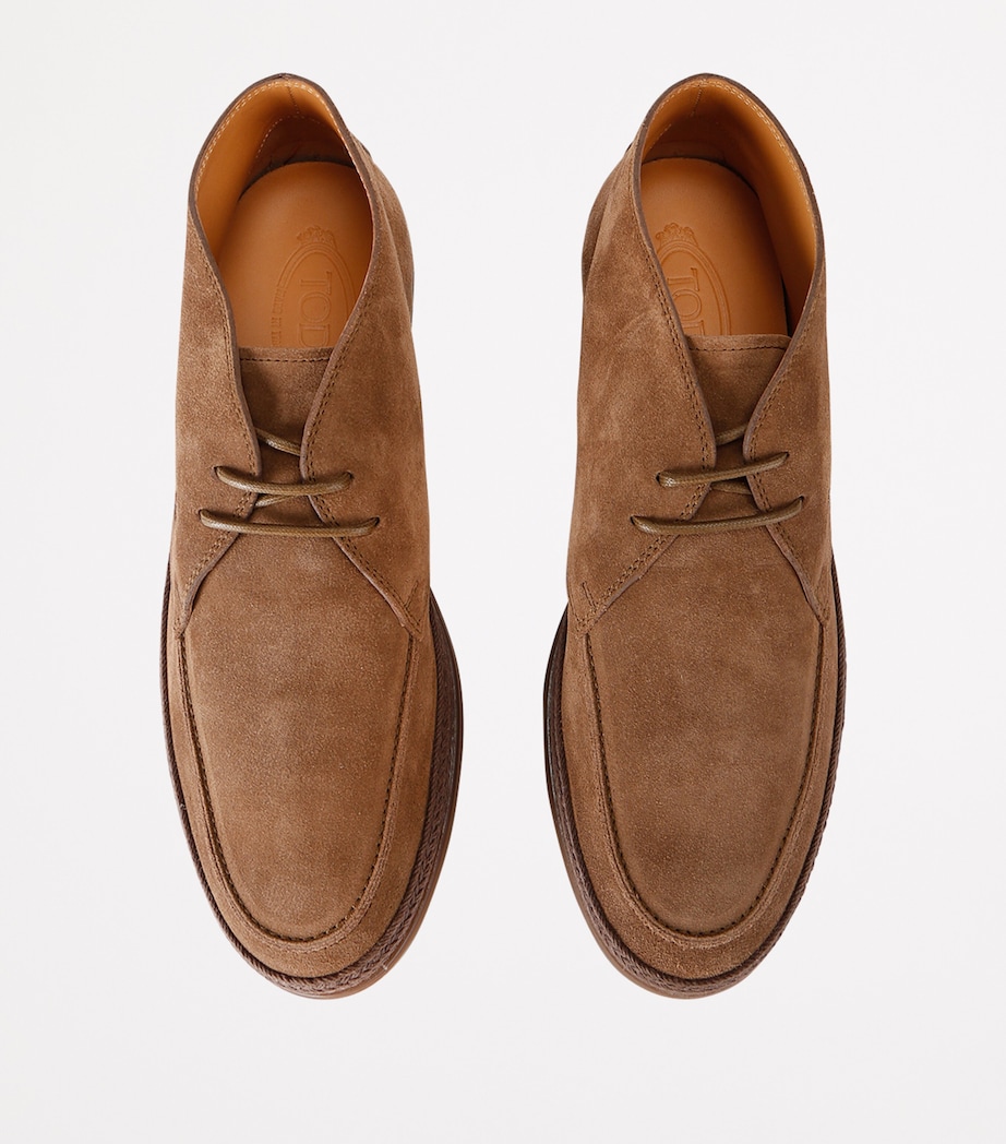 Suede Gomma Desert Boots BROWN Image 4