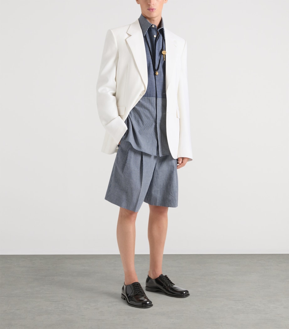 Wool-Mohair-Blend Single-Breasted Blazer IVORY Image 2