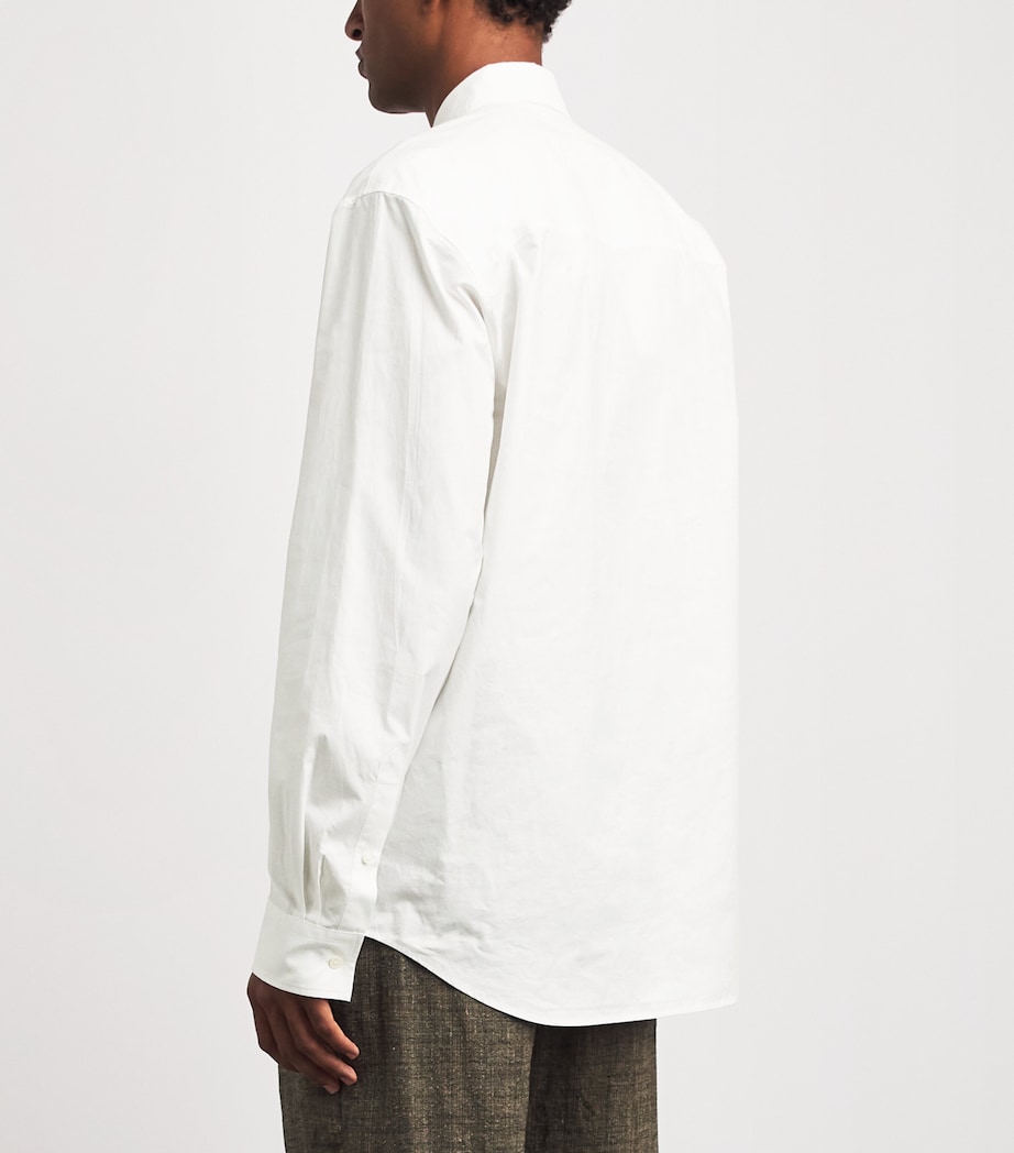 DRIES VAN NOTEN Mens Cotton Embroidered Shirt Image 5