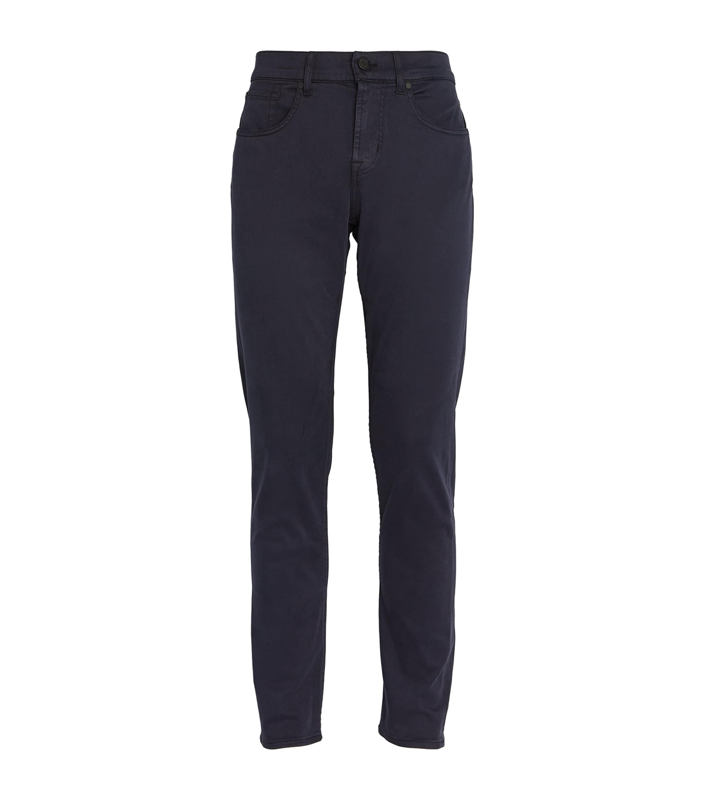 7 For All Mankind Slimmy Luxe Performance Plus Jeans In Blue