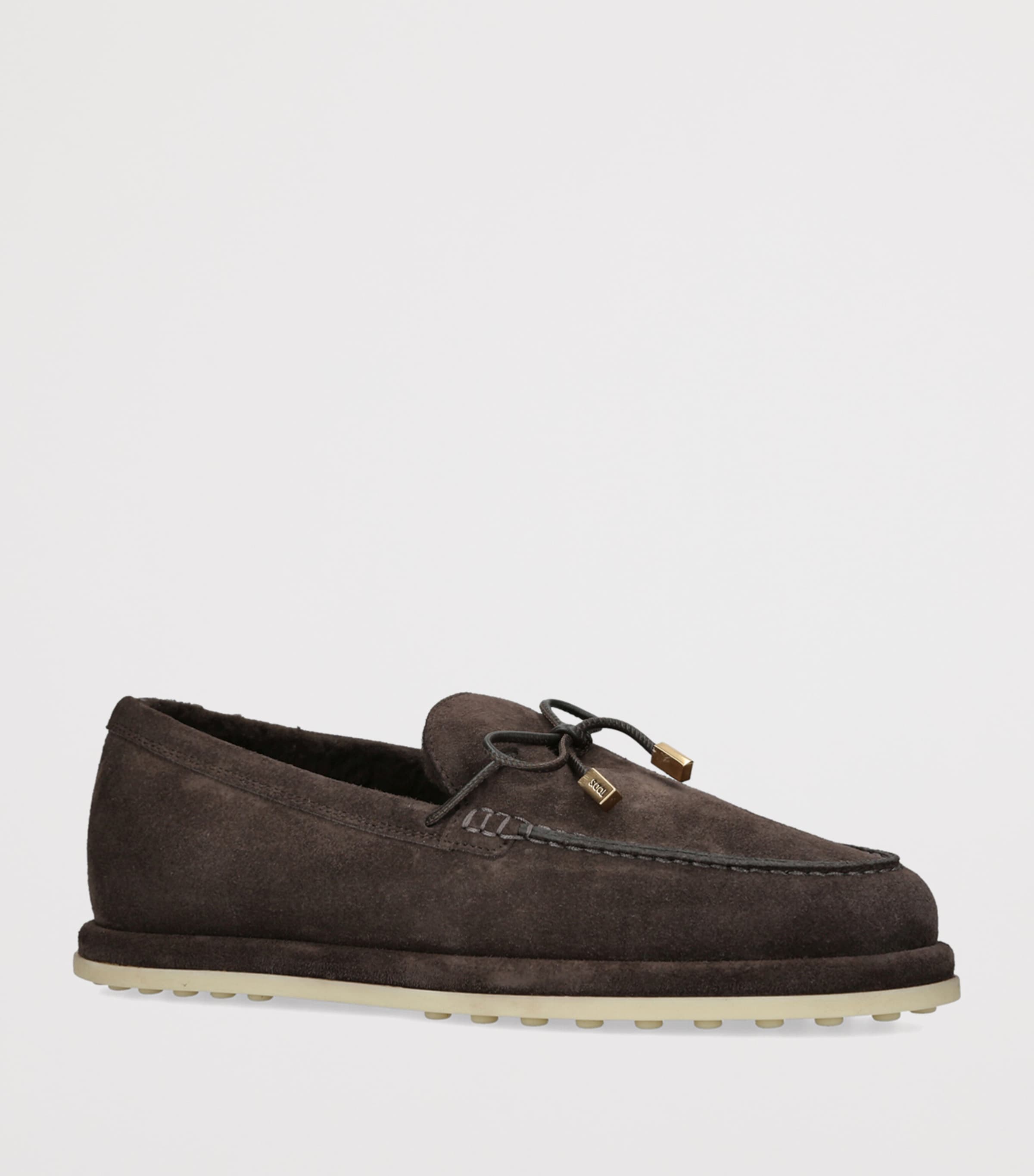 Tod's Suede Gomma Slippers Dark Brown Image 2