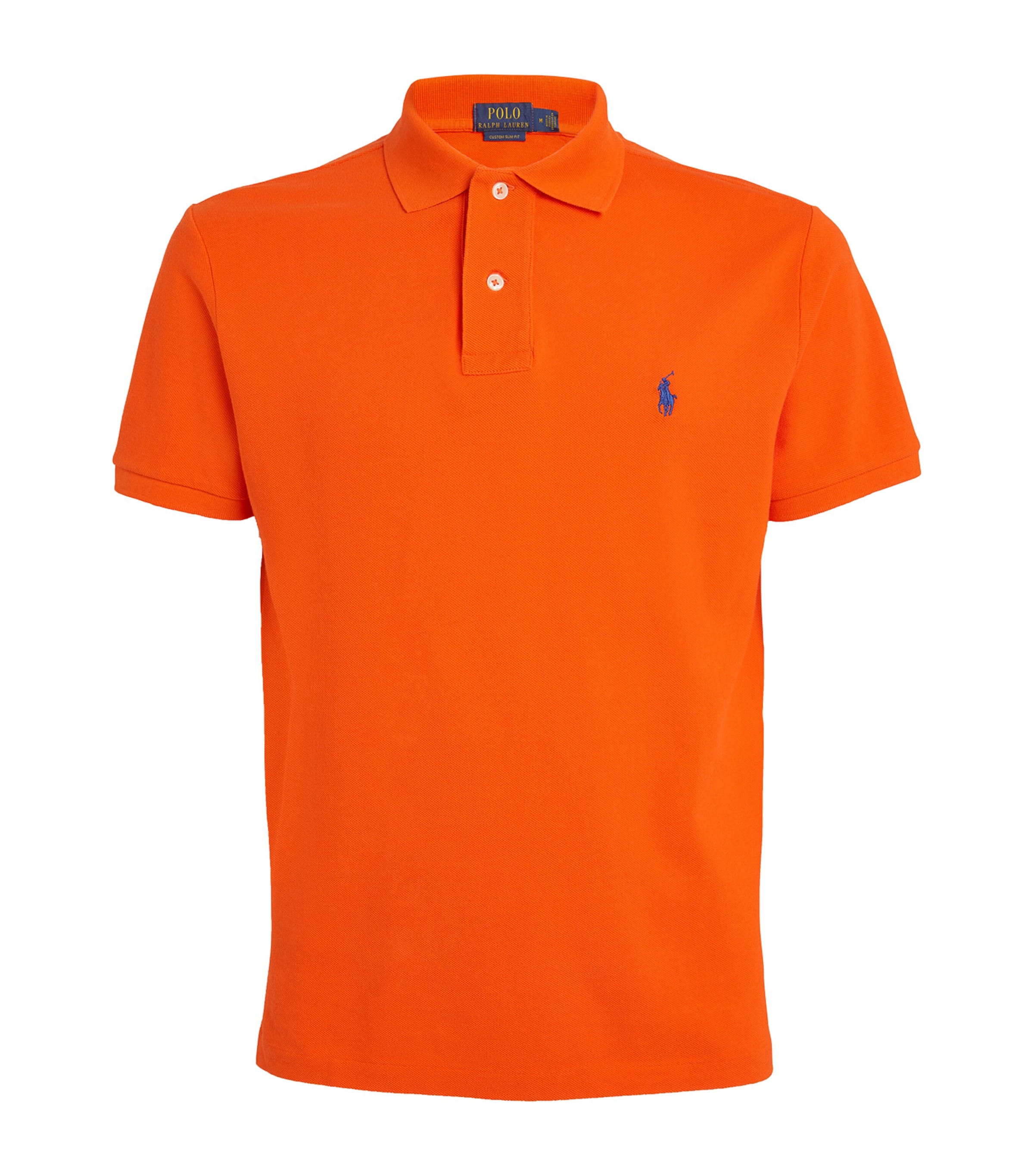 Shop Polo Ralph Lauren Cotton Polo Shirt In Orange