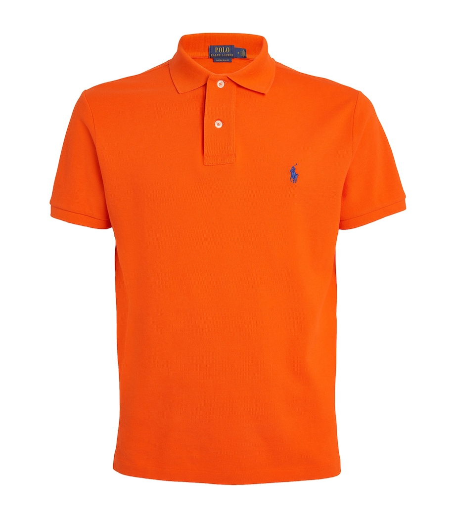 Cotton Polo Shirt ORANGE Image 1