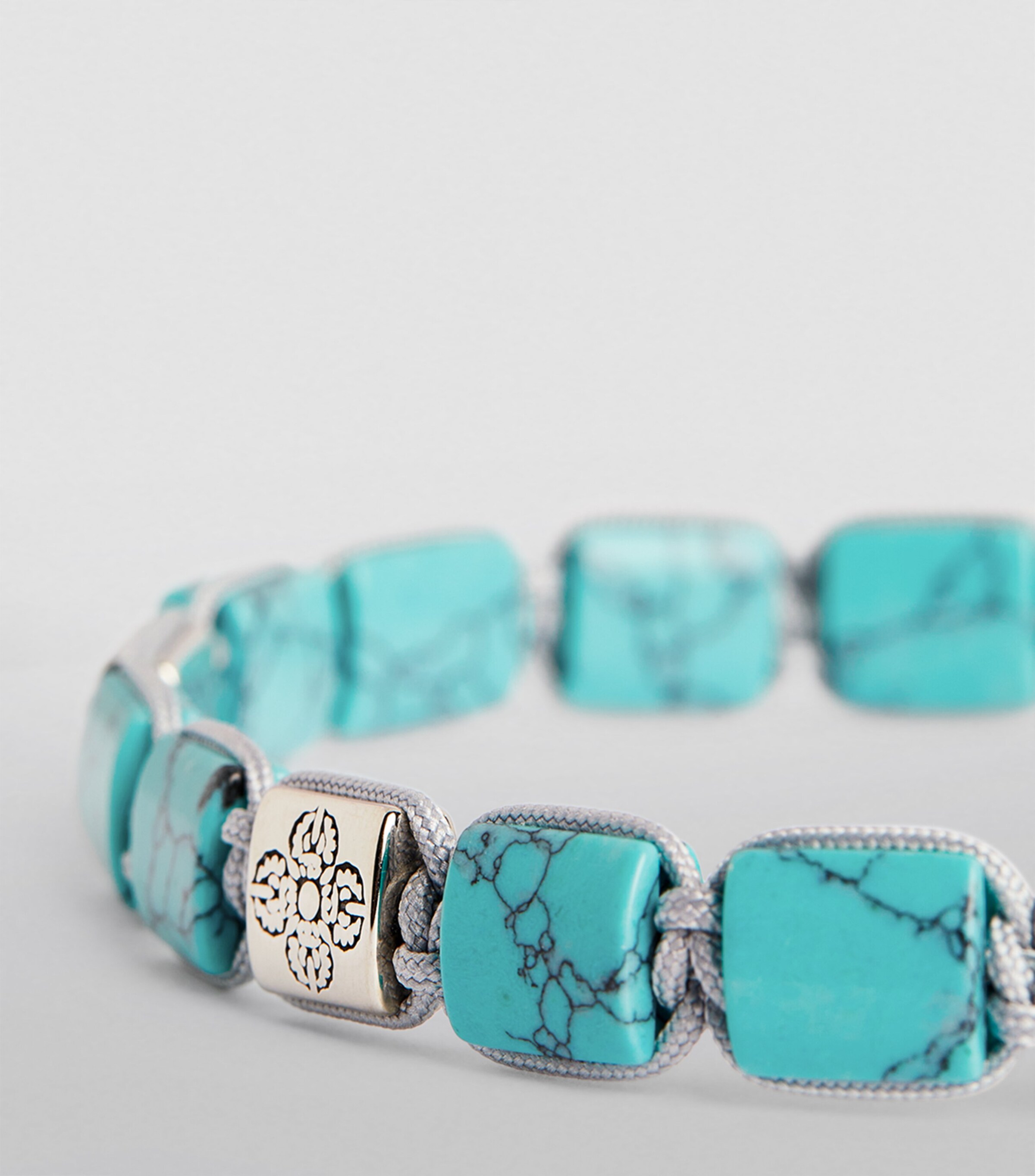 Turquoise Dorje Flatbead Bracelet TURQUOISE SILVER Image 6