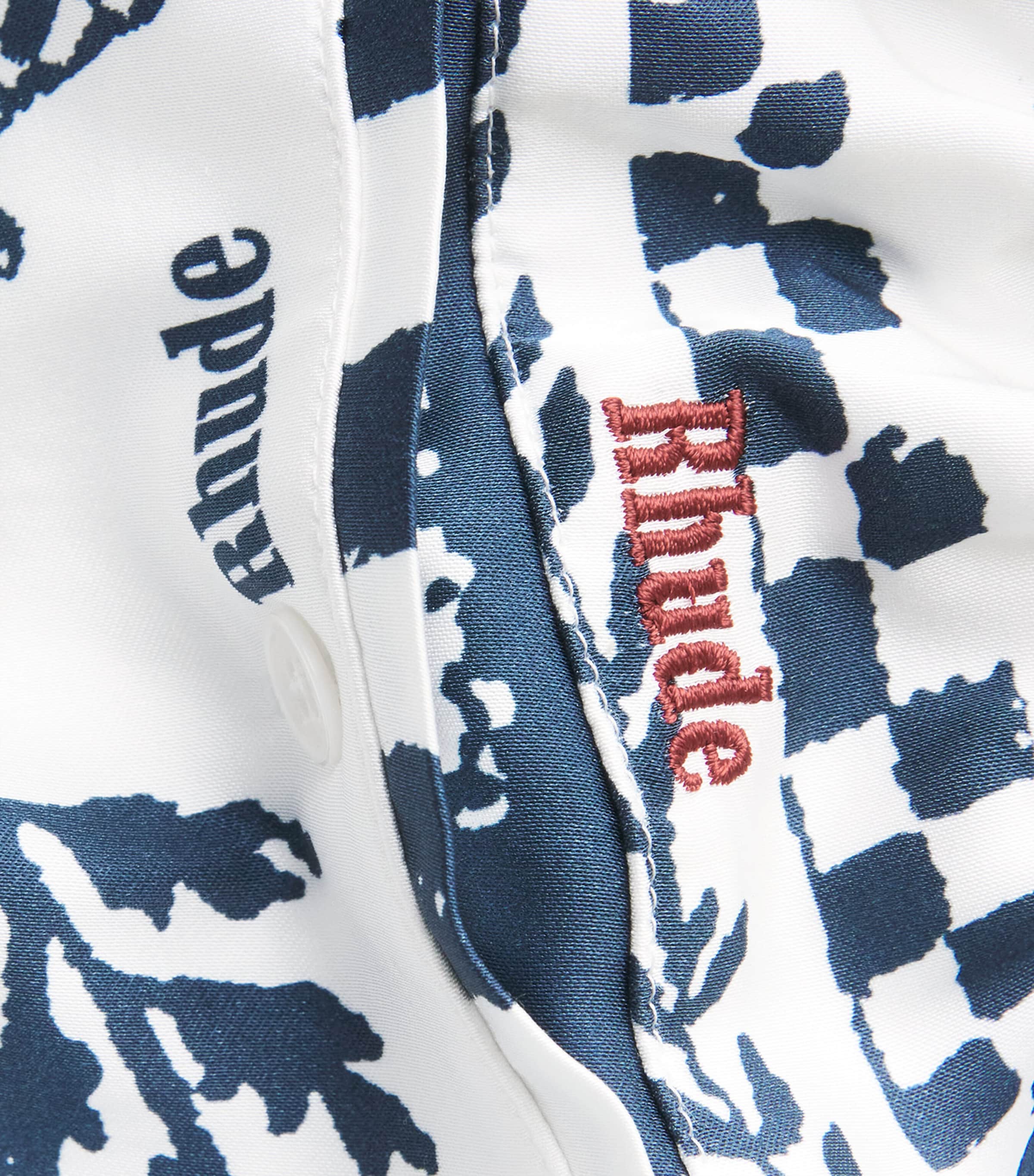 Rhude Mens Regista Tile Shorts White / Image 6