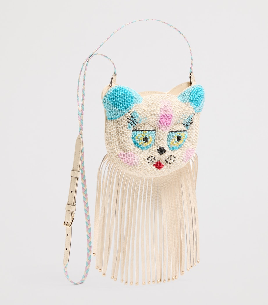 Beaded Le Chat De La Maison Cross-Body Bag B9W Image 3