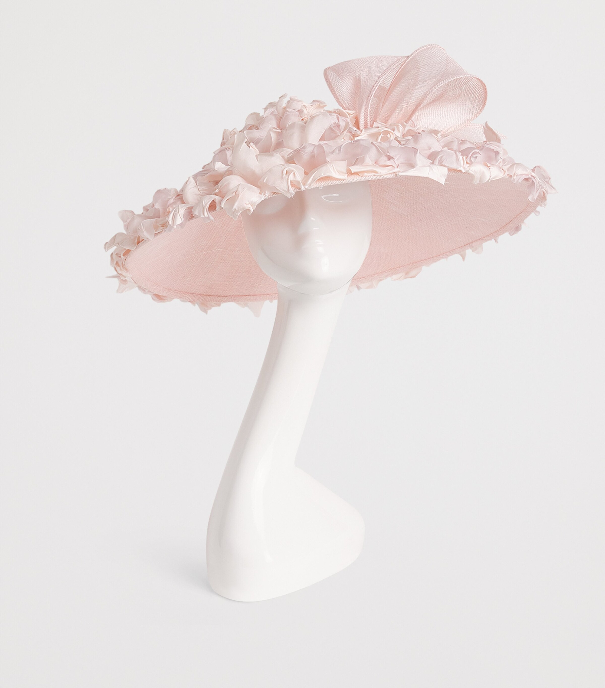 Ruffle-Detail Hat PALE PINK Image 2