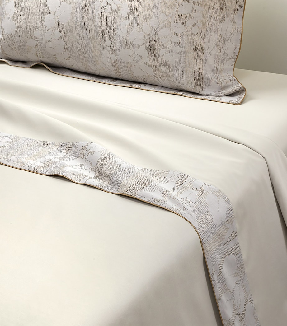 Nymphes Natural Double Flat Sheet (240cm x 295cm) NATURAL Image 2