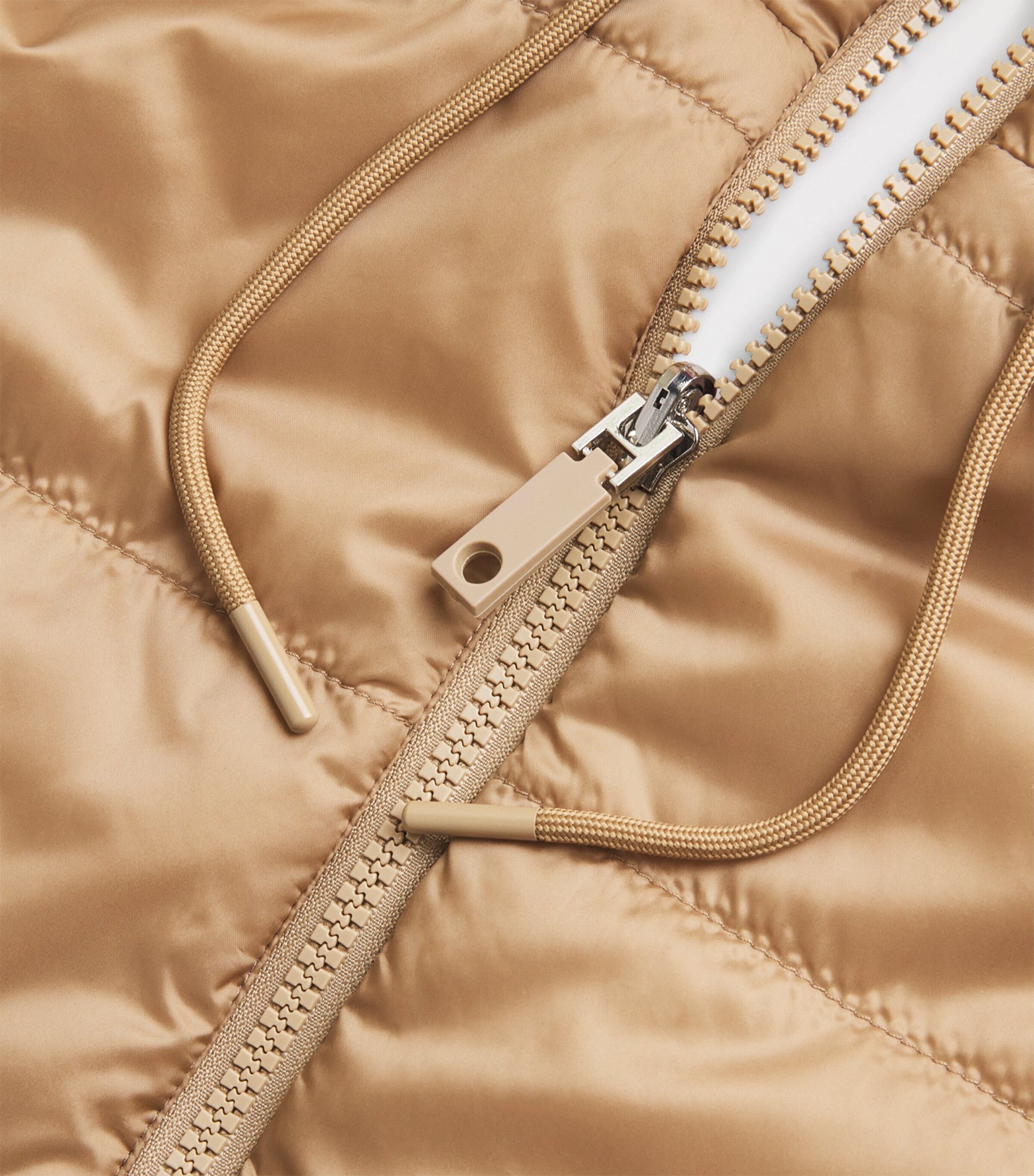 Sleeveless Puffer Gilet Insert CAMEL Image 5