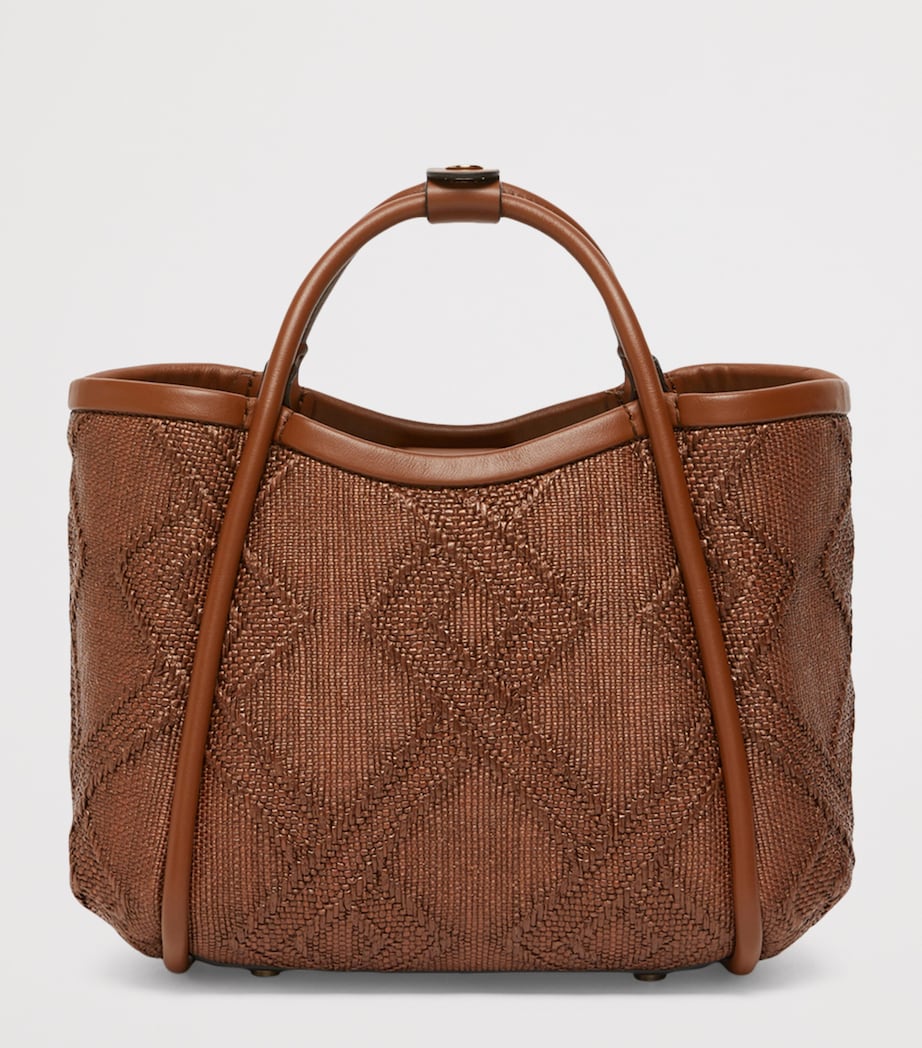 Max Mara Extra-Small Marine Top-Handle Bag Amber Brown Image 4