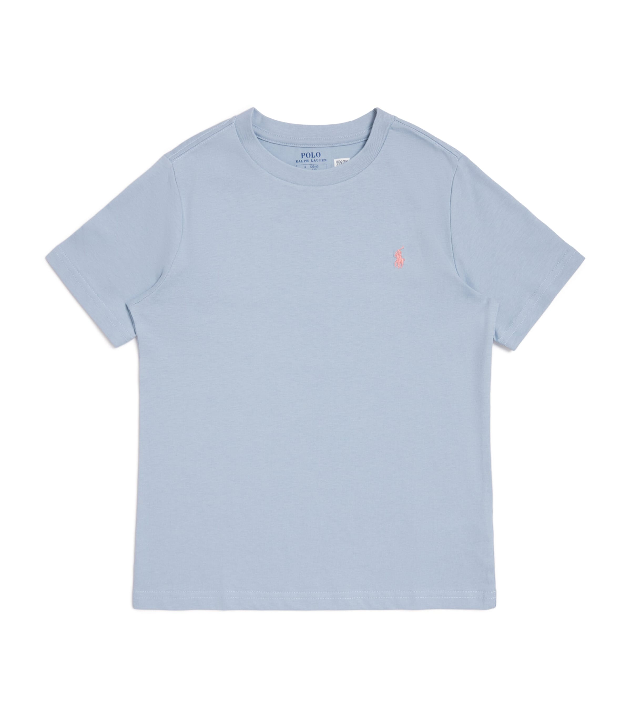 Cotton Jersey Logo T-Shirt (6-14 Years) ESTATE BLU Image 1