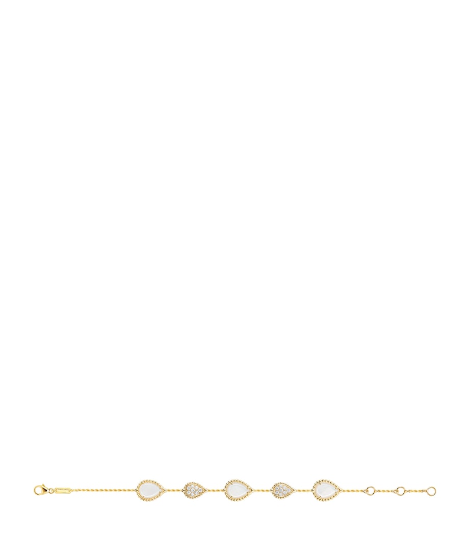 Yellow Gold, Diamond and Mother-of-Pearl Serpent Bohème Couleur Bracelet MOTHER OF PEARL Image 1