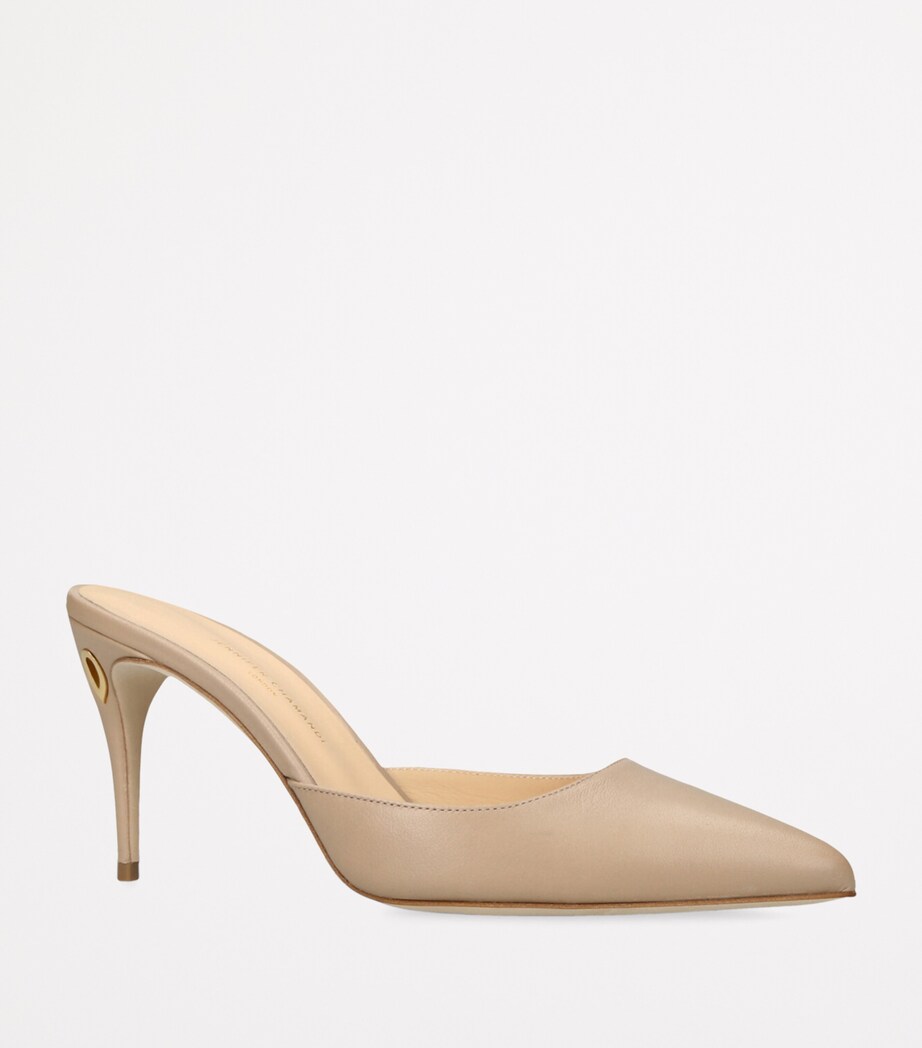 Leather Giuseppe Mules 85 CAMEL Image 3