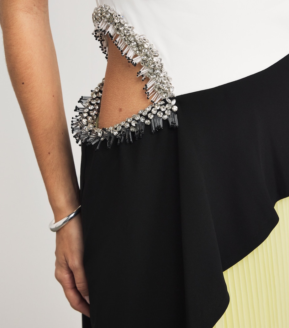 Andromeda Cut-Out Midi Dress SUNGLOW MULTI Image 6