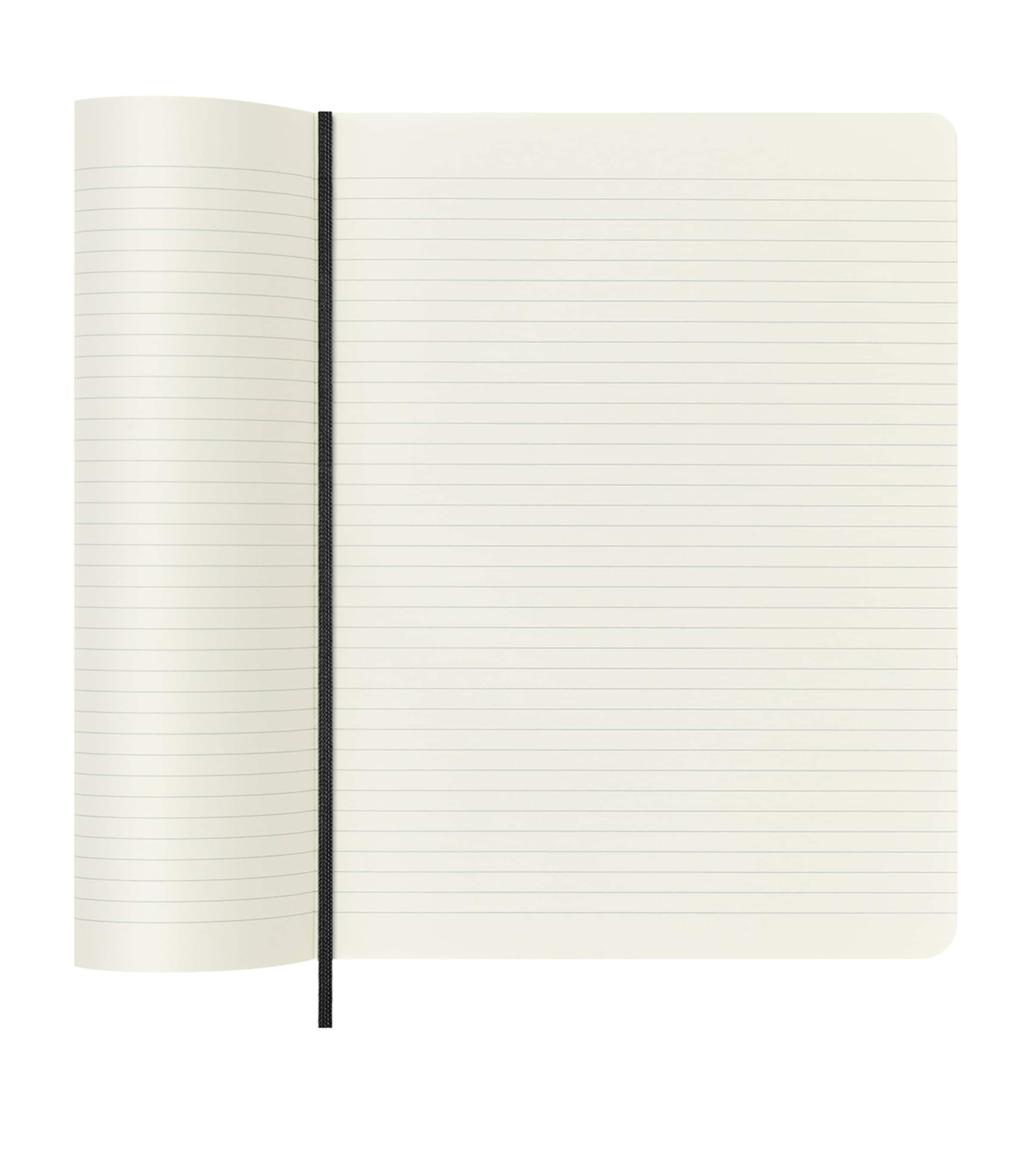 Large Precious & Ethical Vegan Notebook BLACK Image 5