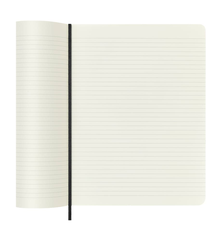Large Precious & Ethical Vegan Notebook BLACK Image 5
